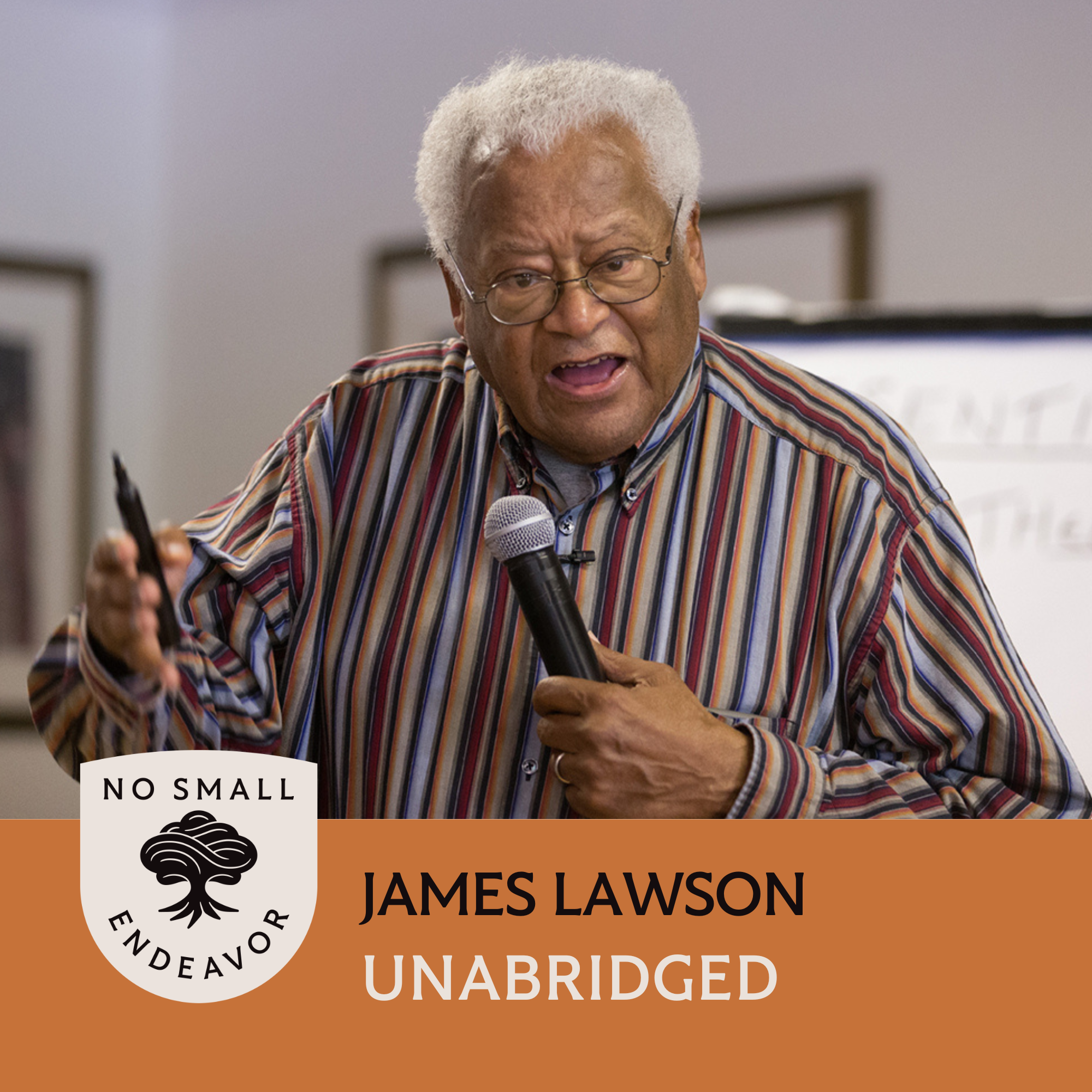 Thumbnail for "160: Unabridged Interview: Rev. James Lawson".