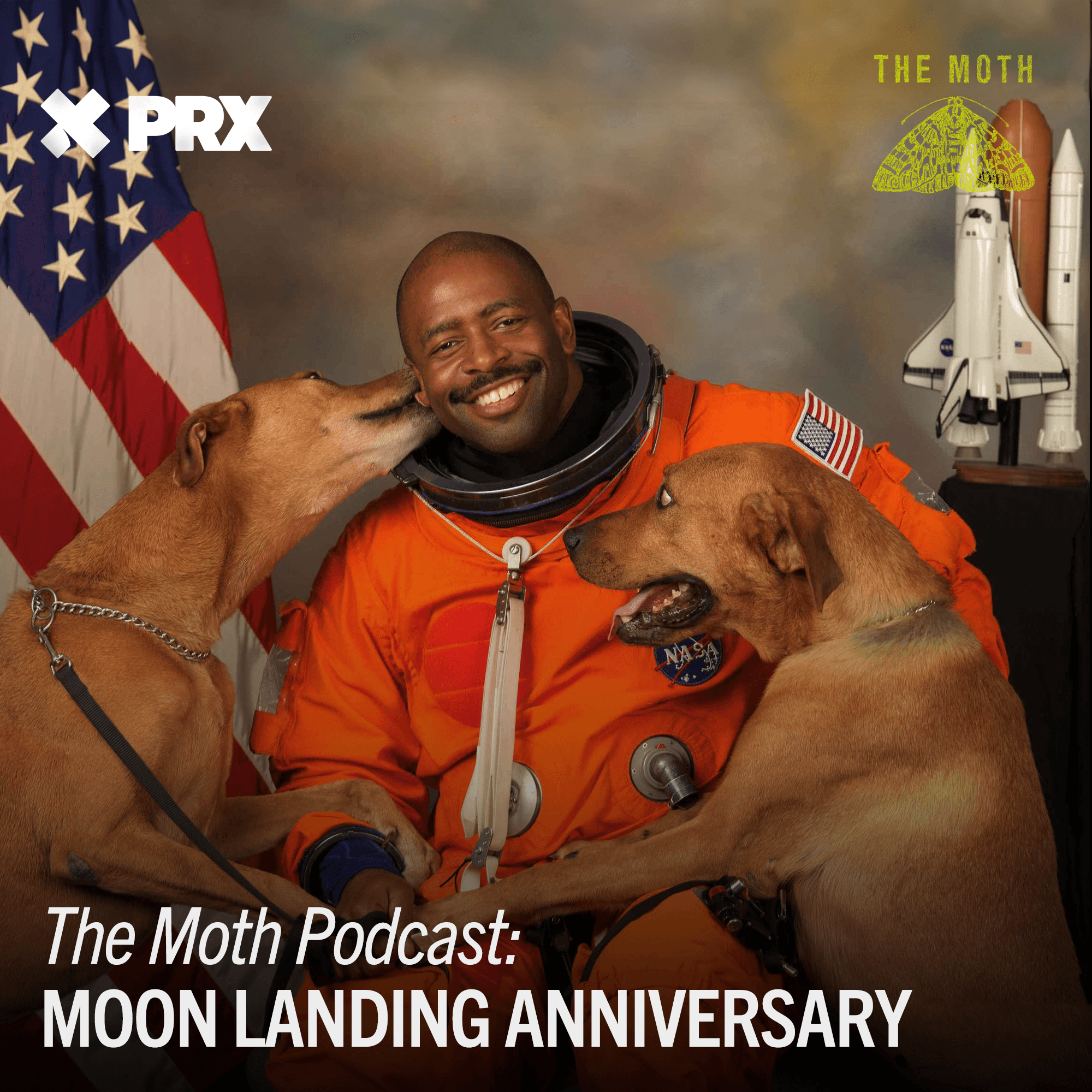 Thumbnail for "The Moth Podcast: Moon Landing Anniversary".