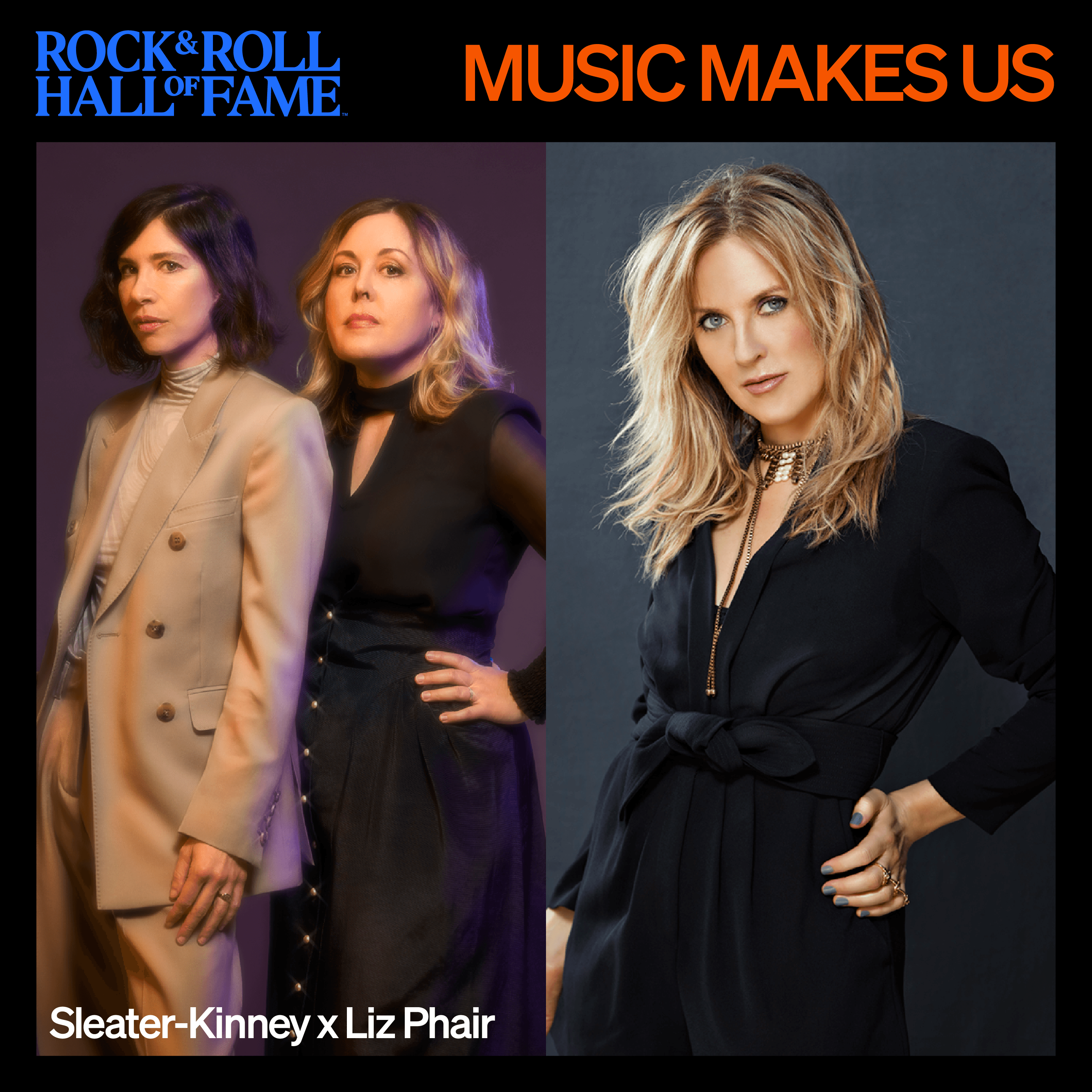 Thumbnail for "Liz Phair and Sleater-Kinney on the Power of the Stage". Thumbnail for "Liz Phair and Sleater-Kinney on the Power of the Stage".