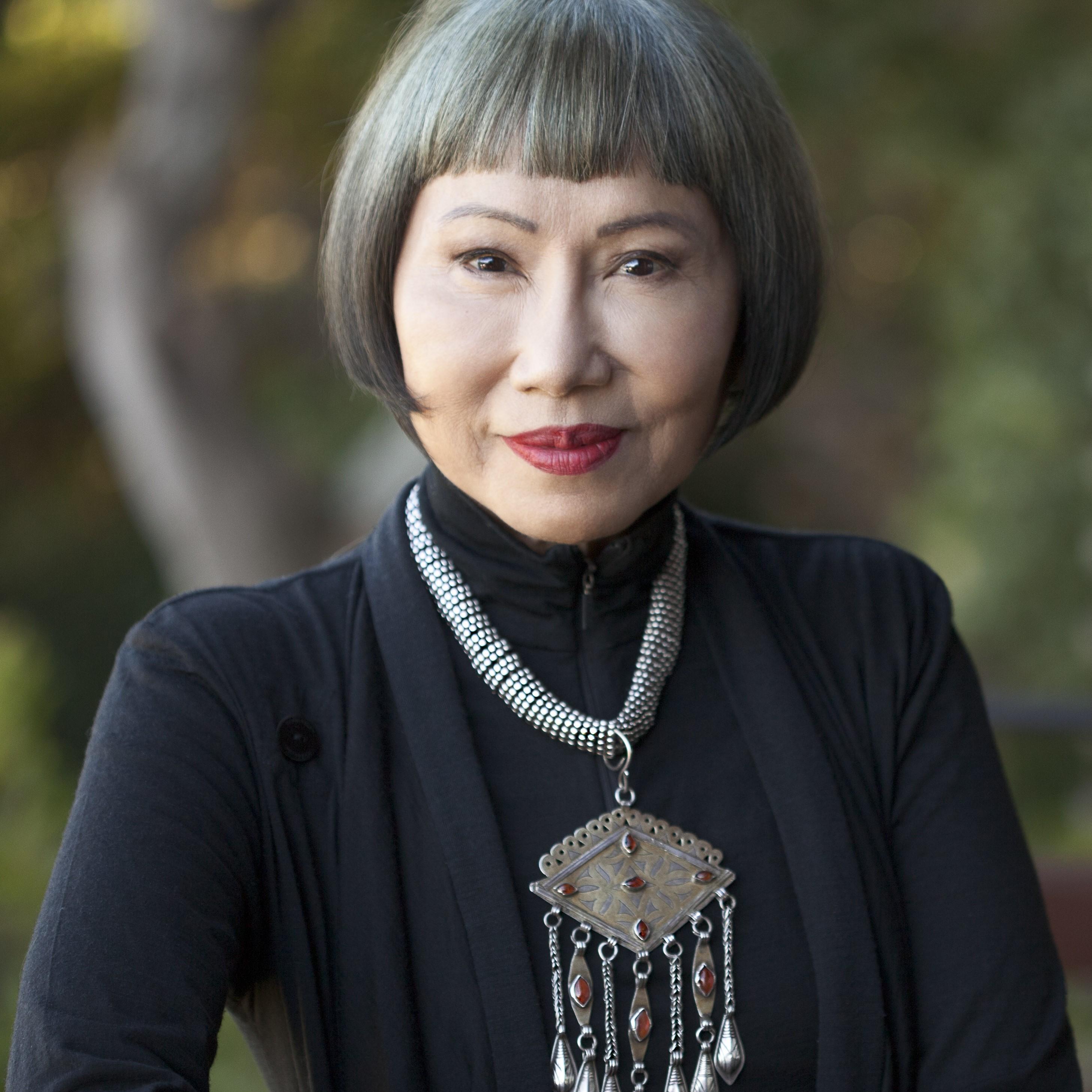 Thumbnail for "A Conversation with Amy Tan". Thumbnail for "A Conversation with Amy Tan".