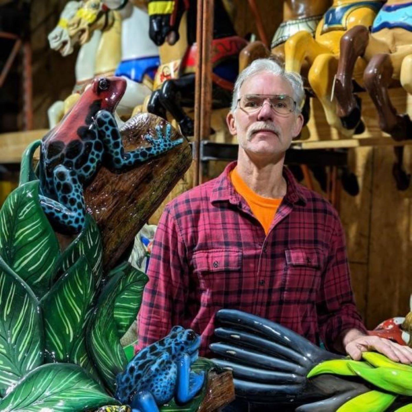 Thumbnail for "October 22, 2024 Meet Todd Goings, the 2024 National Heritage Fellow who keeps carousels spinning!". Thumbnail for "October 22, 2024 Meet Todd Goings, the 2024 National Heritage Fellow who keeps carousels spinning!".
