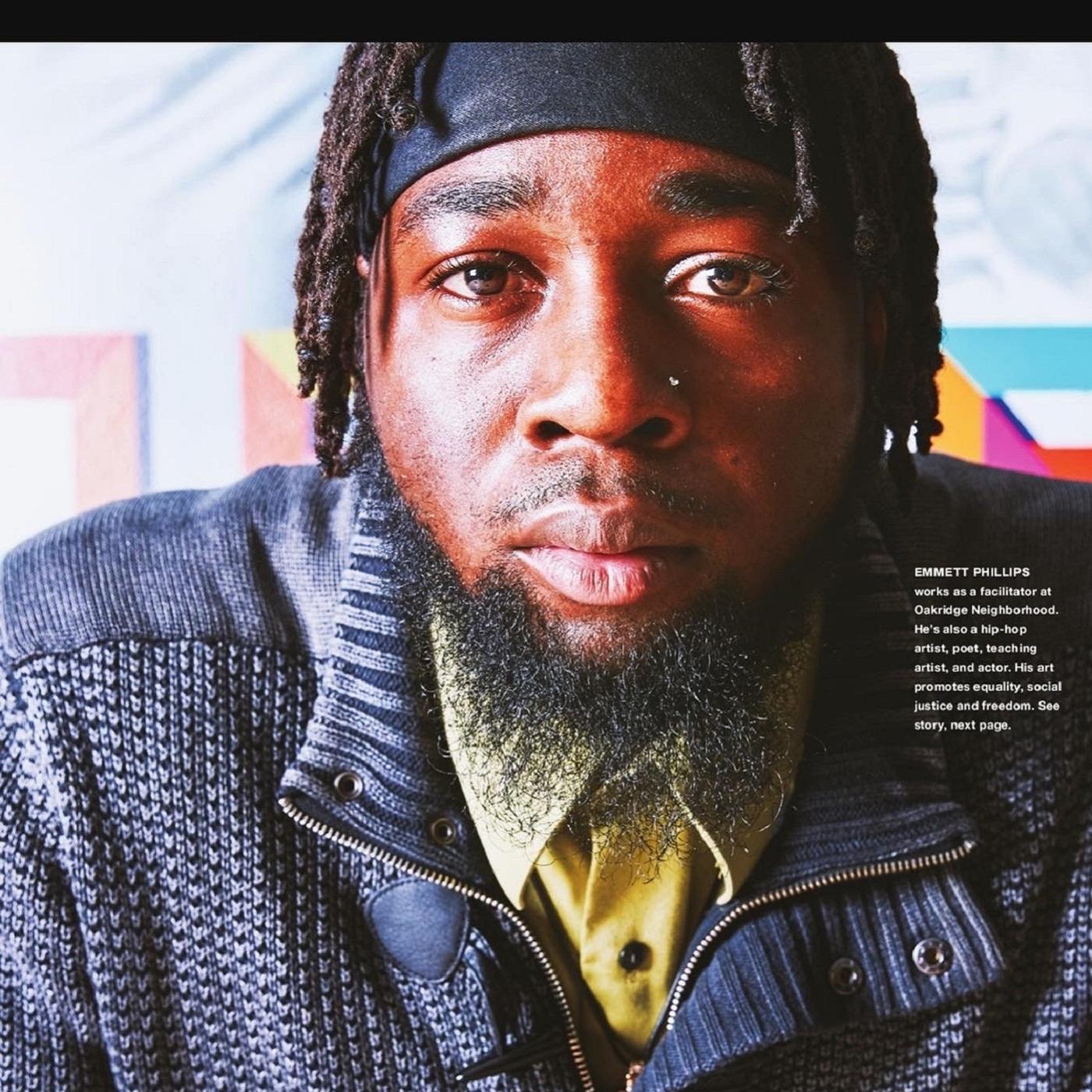 Thumbnail for "Back to School: Teaching artist Emmett Phillips creates dynamic arts education programming through hip-hop.". Thumbnail for "Back to School: Teaching artist Emmett Phillips creates dynamic arts education programming through hip-hop.".
