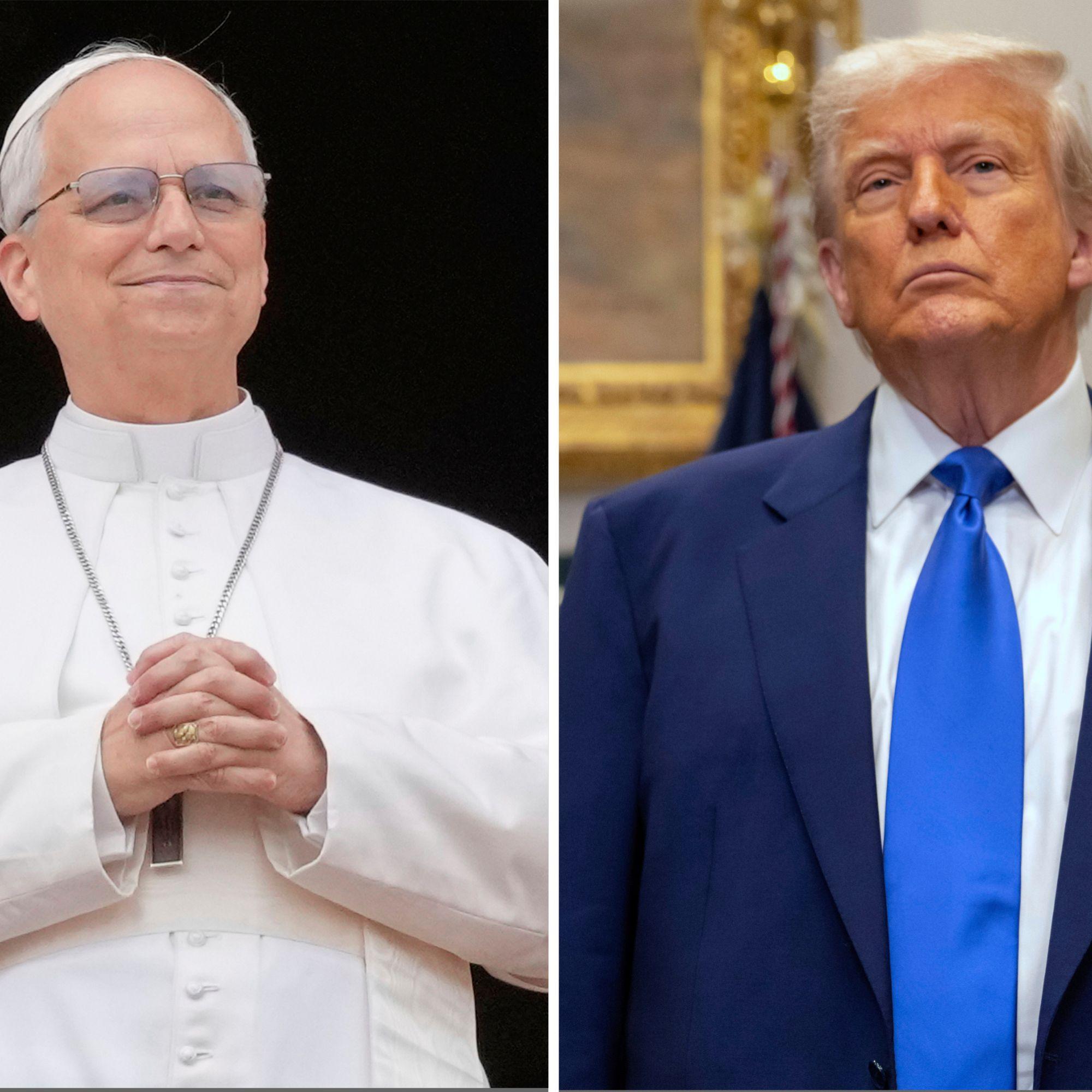 Thumbnail for "Pope Leo finds his voice". Thumbnail for "Pope Leo finds his voice".