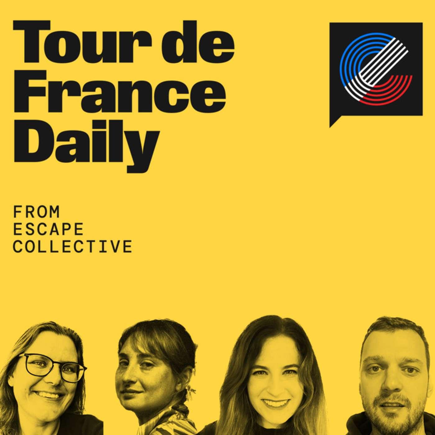 Thumbnail for "Tour de France Femmes Daily stage 5: We need ice socks stat!". Thumbnail for "Tour de France Femmes Daily stage 5: We need ice socks stat!".