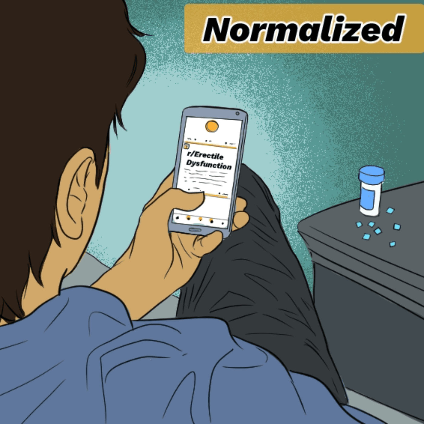 Thumbnail for "Normalized: Speaking Up About Erectile Dysfunction". Thumbnail for "Normalized: Speaking Up About Erectile Dysfunction".