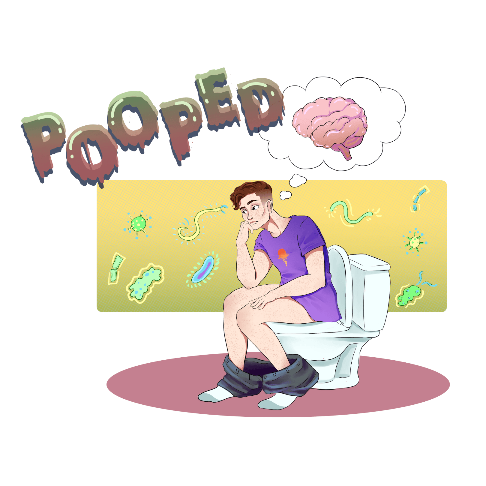 Thumbnail for "Pooped: The Second Brain Inside Us". Thumbnail for "Pooped: The Second Brain Inside Us".