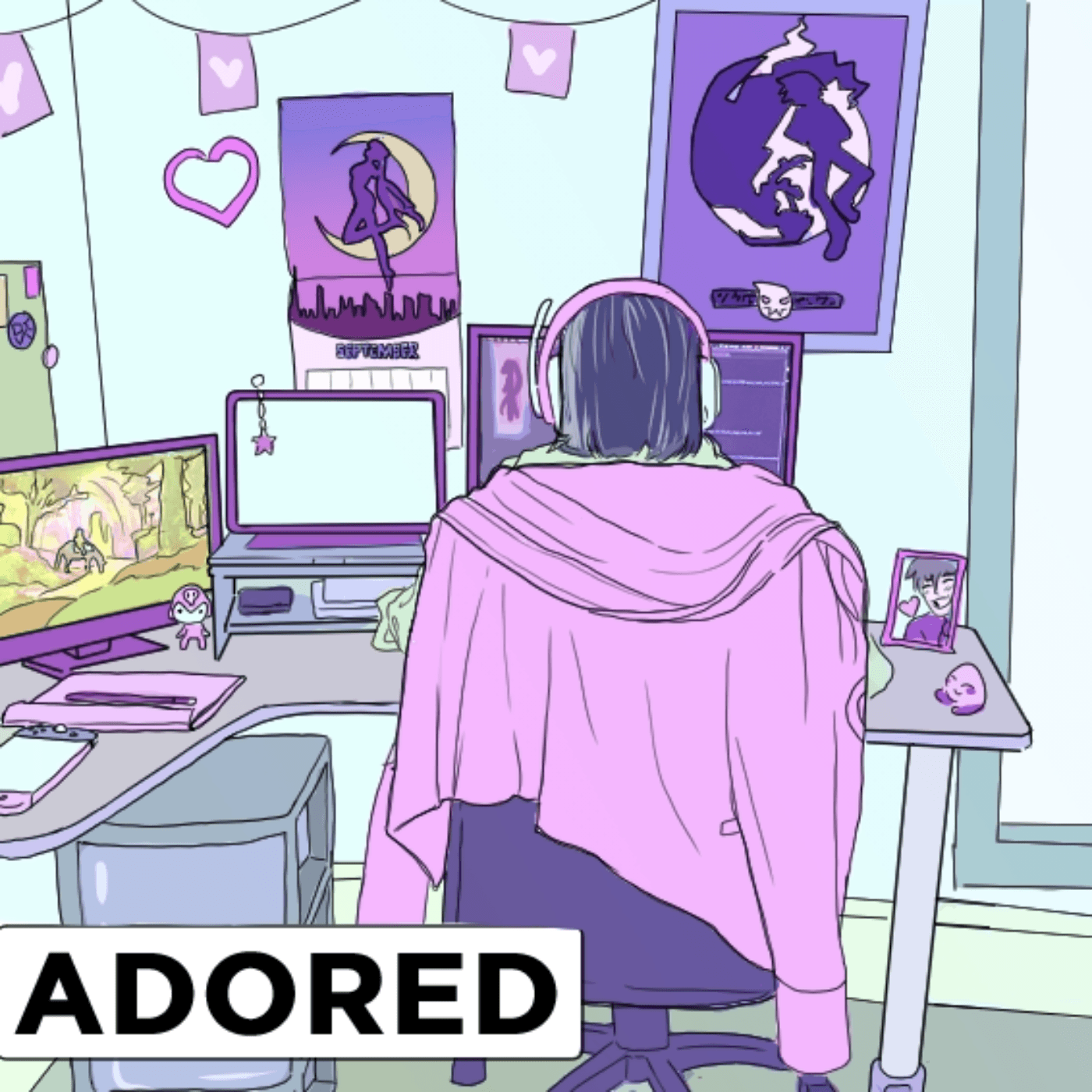 Thumbnail for "Adored: How Fandoms Build Community ". Thumbnail for "Adored: How Fandoms Build Community ".