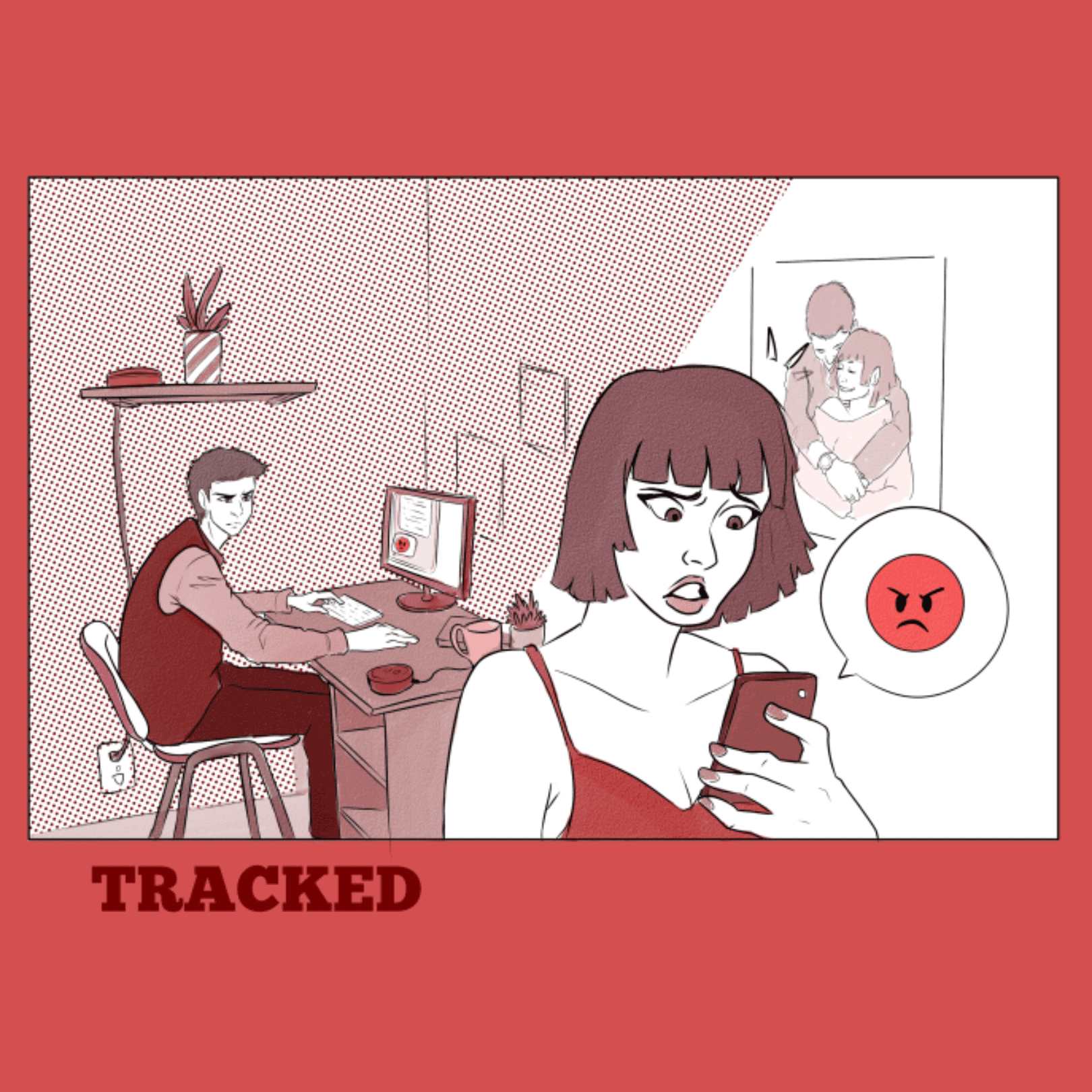 Thumbnail for "Tracked: How Tech Can Be A Tool Of Abuse". Thumbnail for "Tracked: How Tech Can Be A Tool Of Abuse".