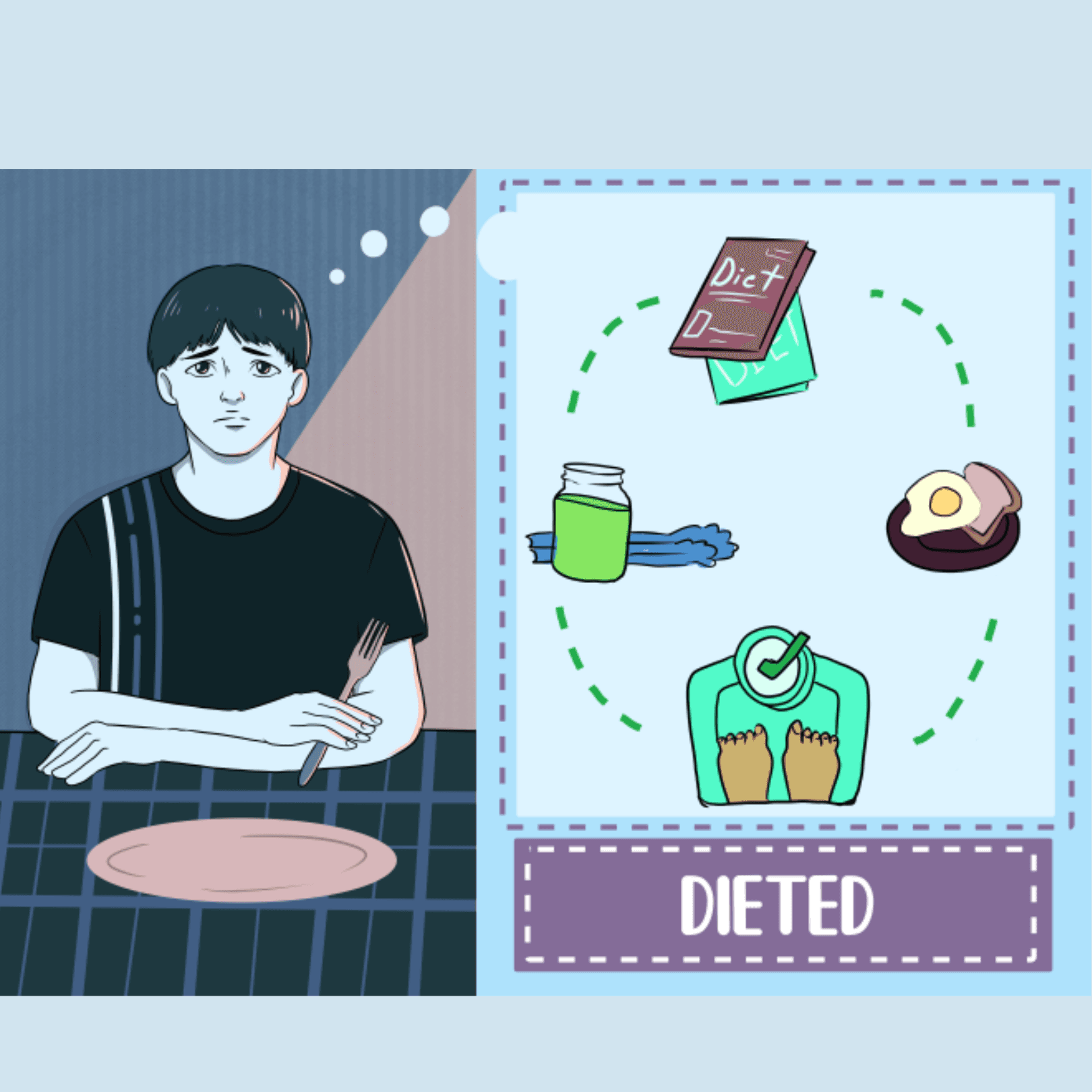 Thumbnail for "Dieted: Unlearning Lessons From Thin-Obsessed Culture". Thumbnail for "Dieted: Unlearning Lessons From Thin-Obsessed Culture".