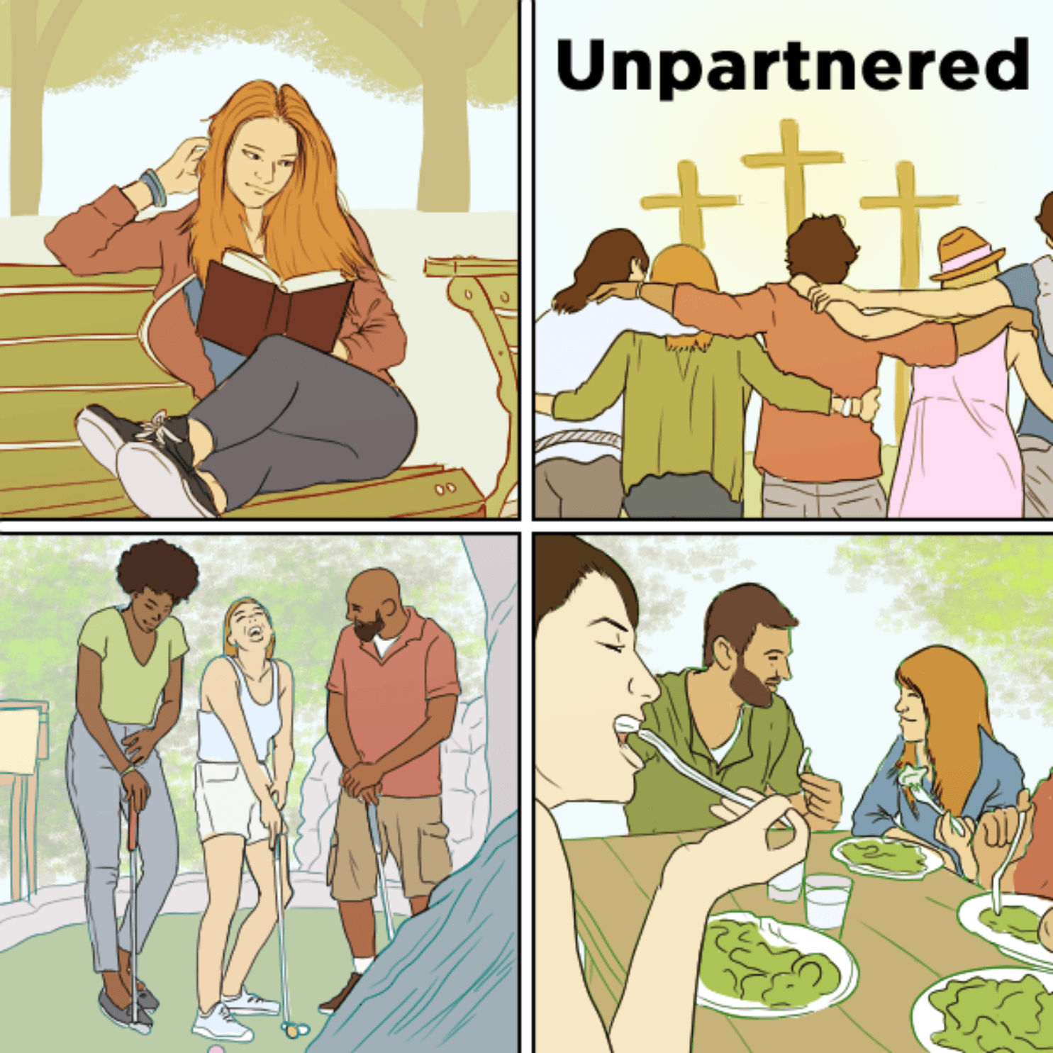 Thumbnail for "Unpartnered: Building A Full, Single Life". Thumbnail for "Unpartnered: Building A Full, Single Life".