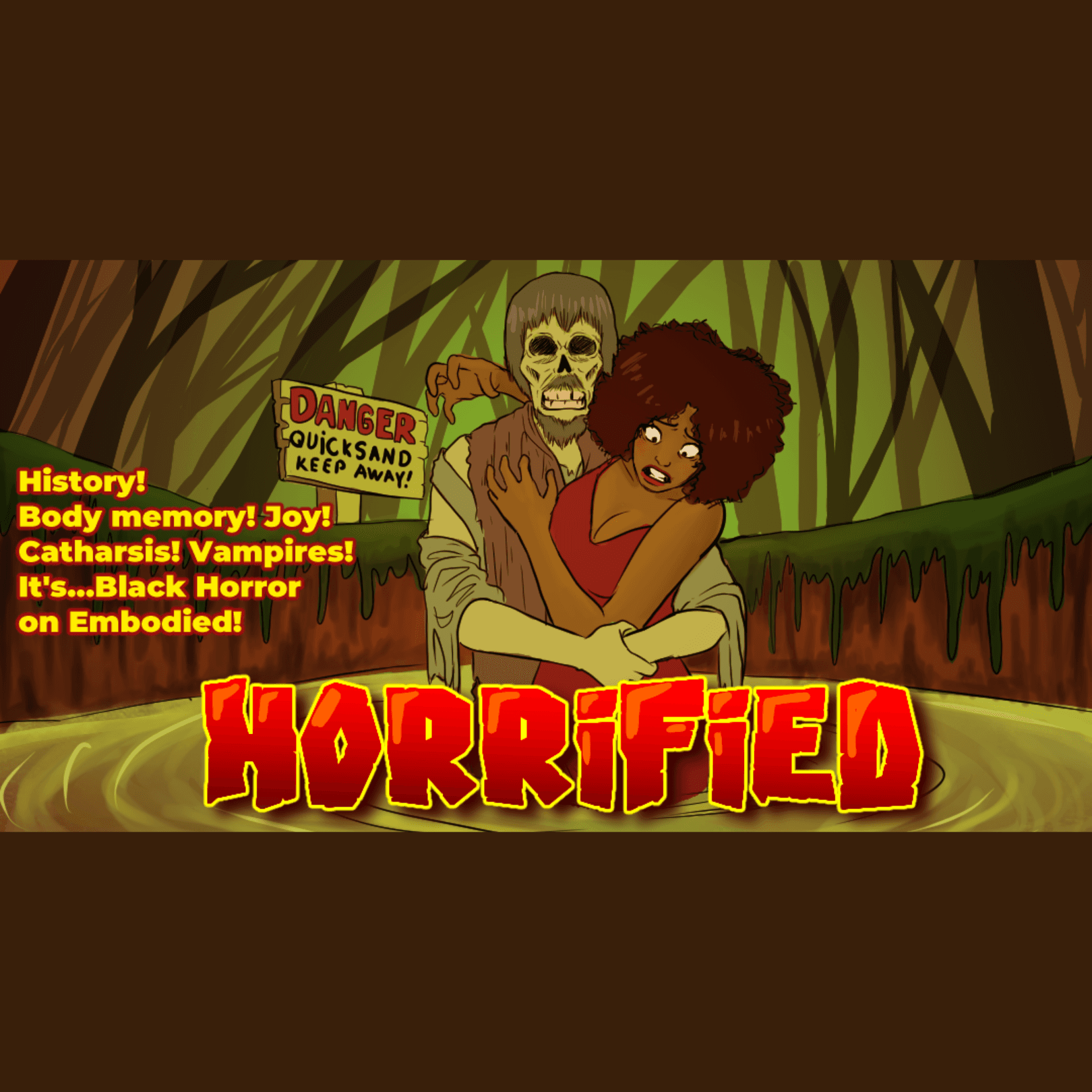 Thumbnail for "Horrified: Joy, Memory & The Body In Black Horror". Thumbnail for "Horrified: Joy, Memory & The Body In Black Horror".