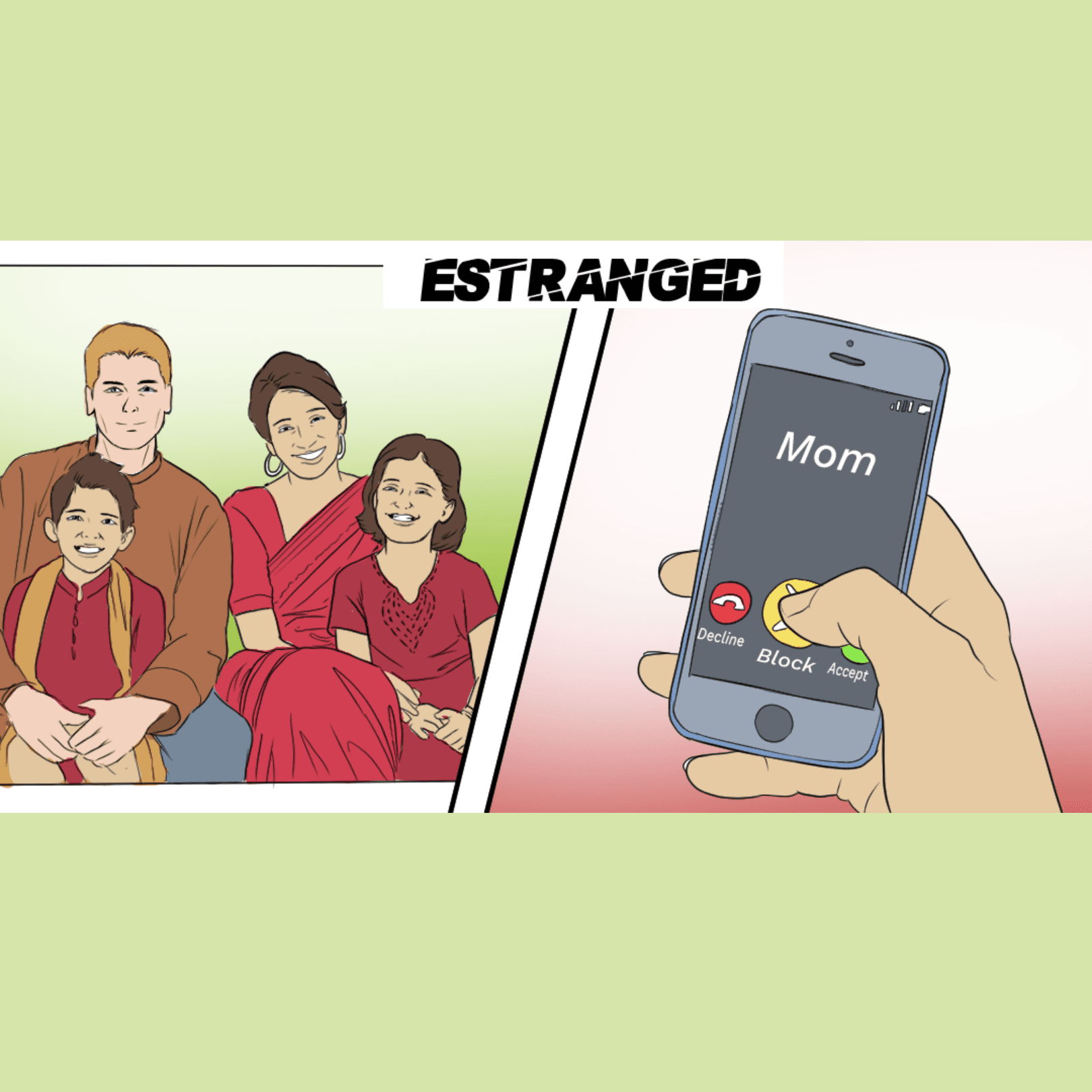 Thumbnail for "Estranged: When Family Bonds Break". Thumbnail for "Estranged: When Family Bonds Break".