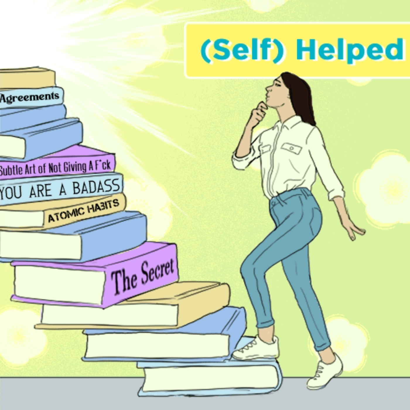 Thumbnail for "(Self) Helped: Inside The Industry That Wants To Change Your Life". Thumbnail for "(Self) Helped: Inside The Industry That Wants To Change Your Life".