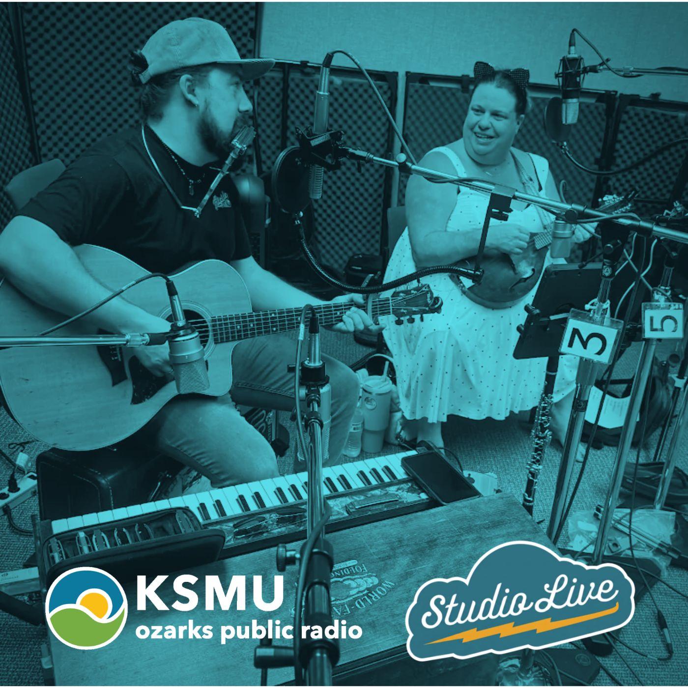 Thumbnail for "Studio Live: Patti Steel with Justin Larkin". Thumbnail for "Studio Live: Patti Steel with Justin Larkin".