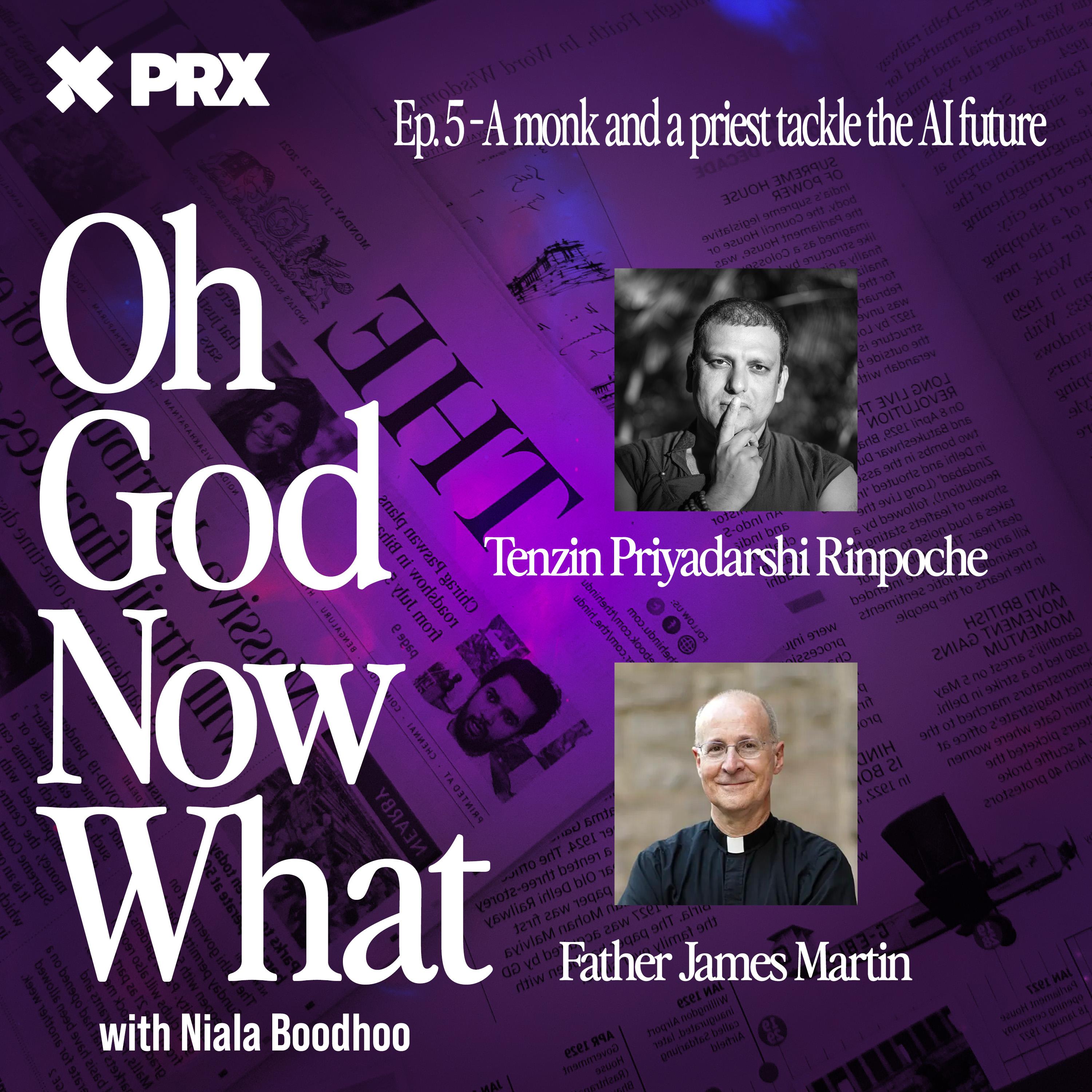 Thumbnail for "A monk and a priest tackle the AI future". Thumbnail for "A monk and a priest tackle the AI future".