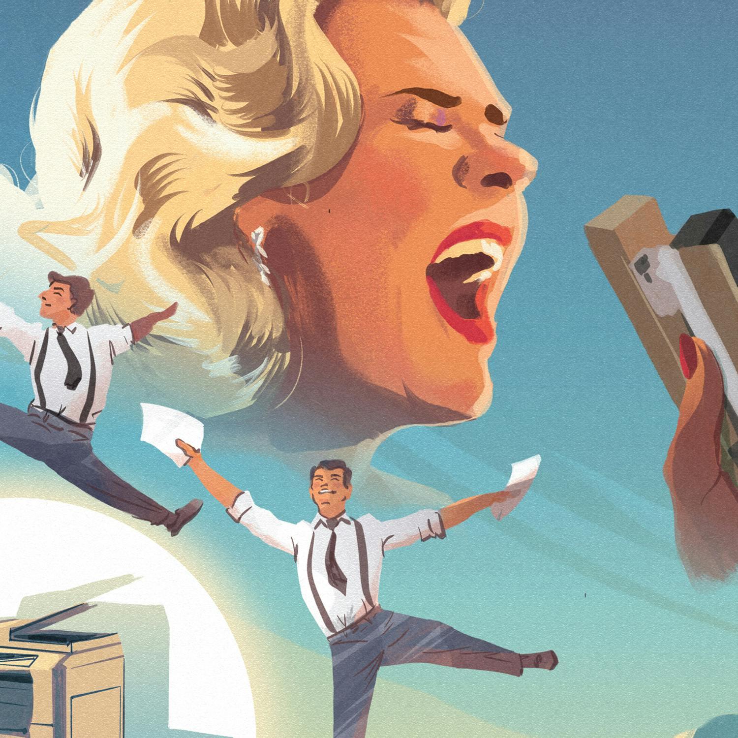 Thumbnail for "Industrial Musicals: The Golden Age of corporate showtunes". Thumbnail for "Industrial Musicals: The Golden Age of corporate showtunes".