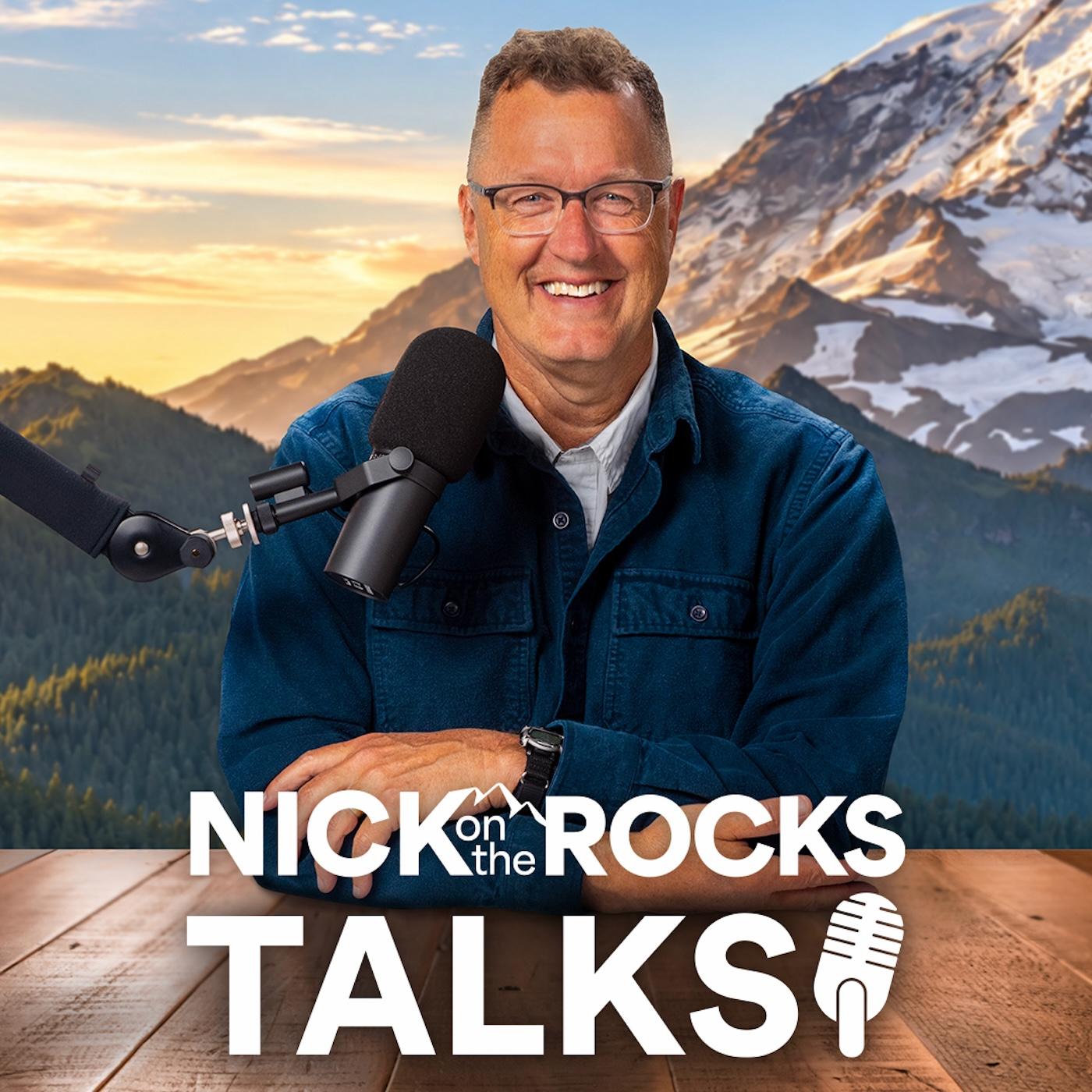 Logo for Nick on the Rocks Talks