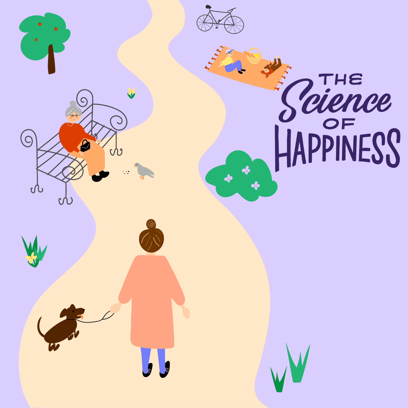 Thumbnail for "How To Find Calm Through Walking". Thumbnail for "How To Find Calm Through Walking".