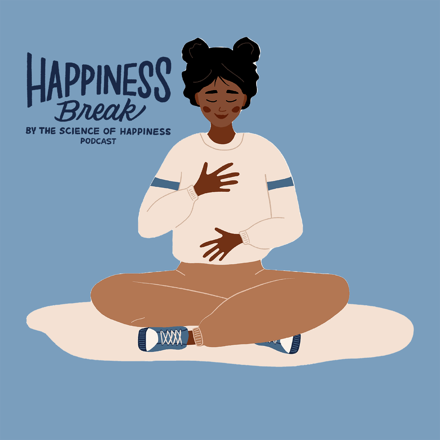 Thumbnail for "Happiness Break: A Mindful Breath Meditation, with Dacher Keltner". Thumbnail for "Happiness Break: A Mindful Breath Meditation, with Dacher Keltner".