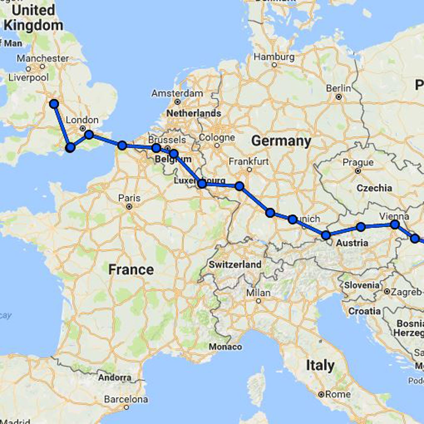Thumbnail for "06: Mad Dash Across Europe". Thumbnail for "06: Mad Dash Across Europe".