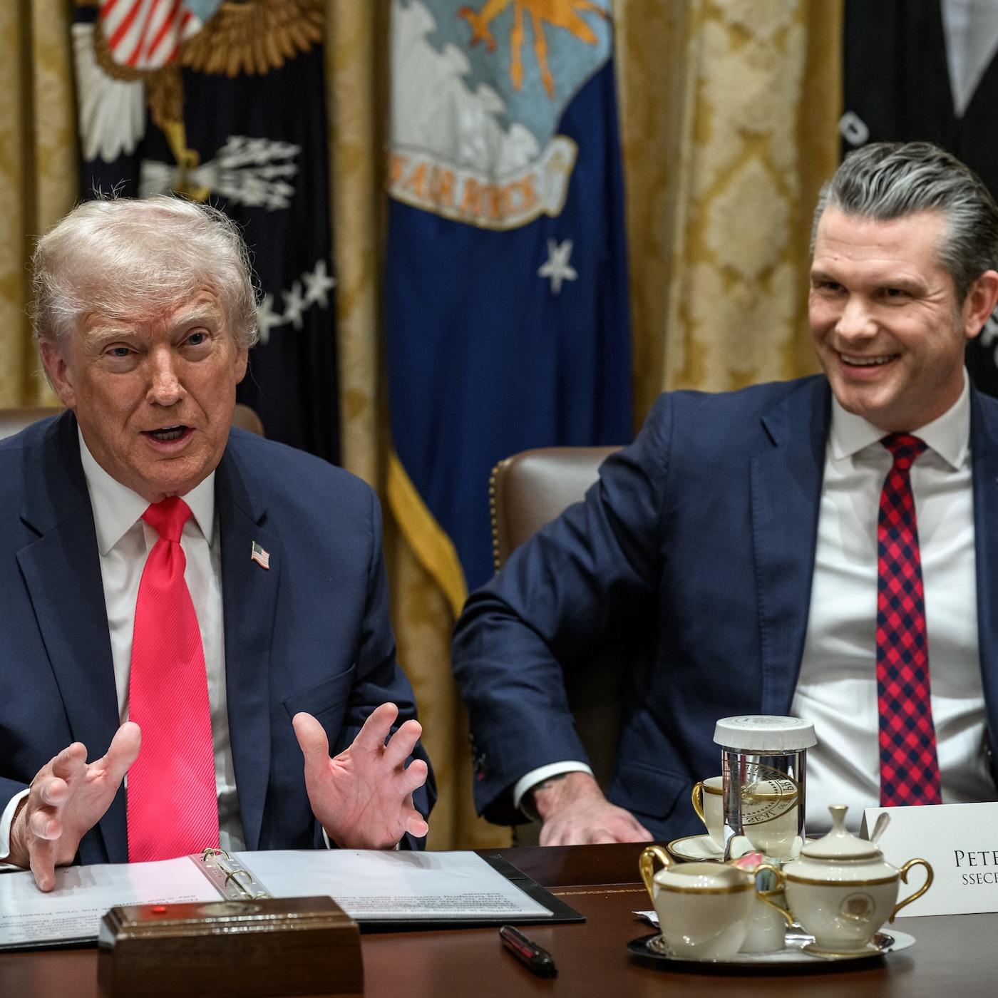 Thumbnail for "Trump rants, Hegseth deflects while Congress looks for answers". Thumbnail for "Trump rants, Hegseth deflects while Congress looks for answers".