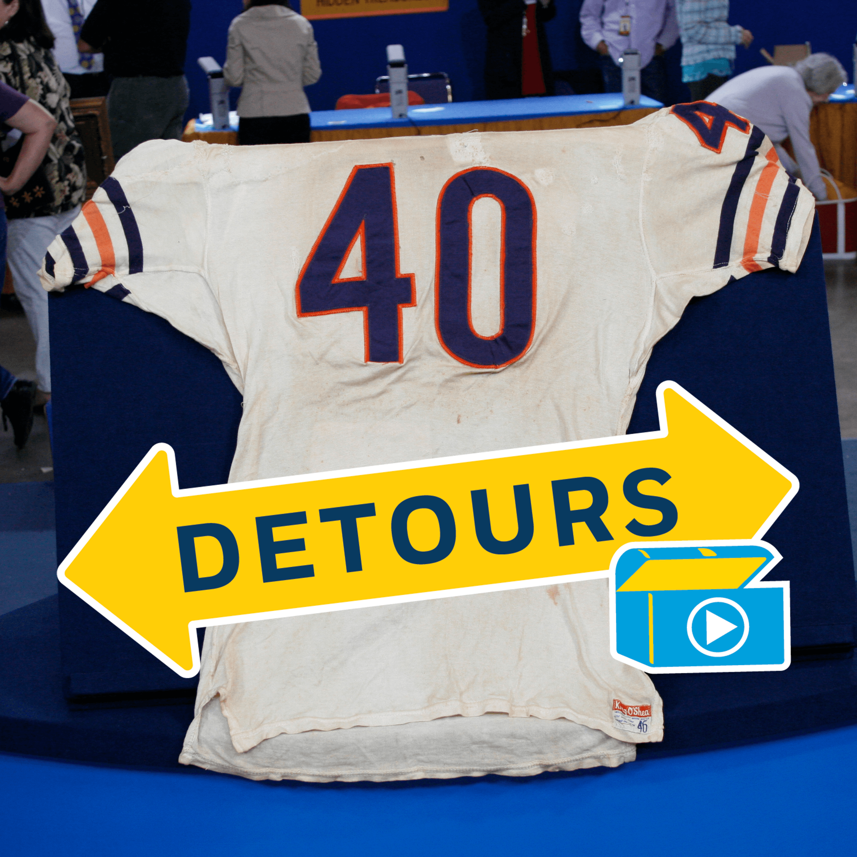 Thumbnail for "Six Touchdowns and a Song - The epic appraisal and auction of an NFL legend's jersey". Thumbnail for "Six Touchdowns and a Song - The epic appraisal and auction of an NFL legend's jersey".