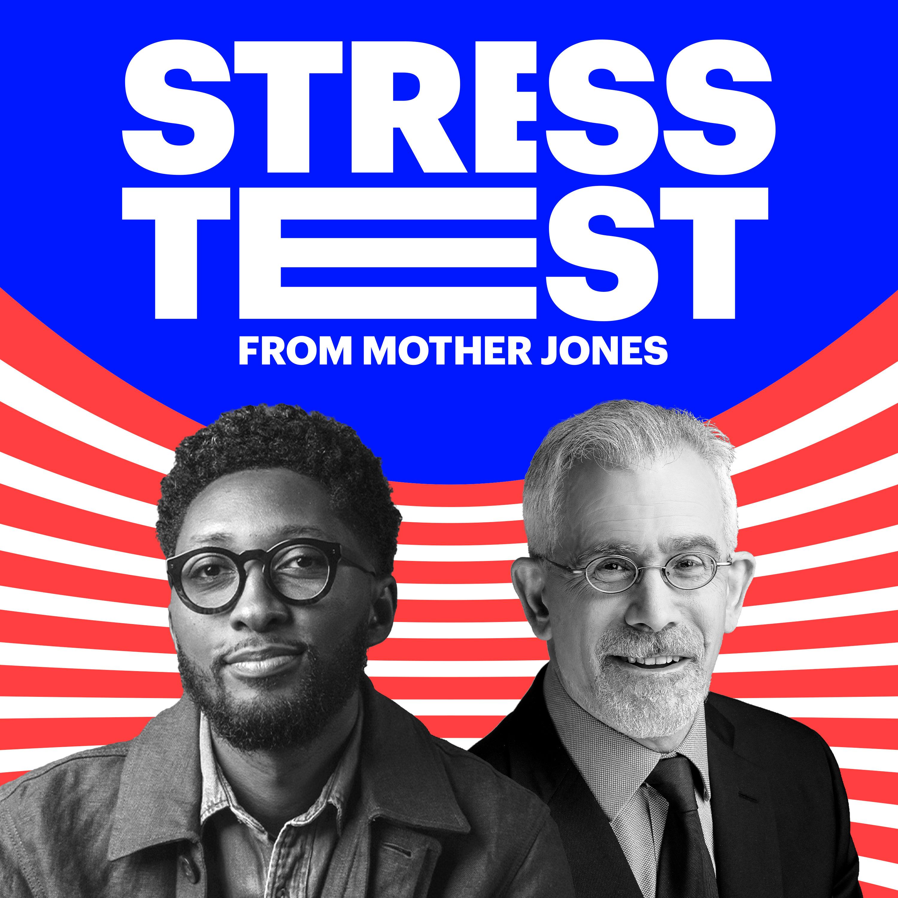 Logo for Stress Test, from Mother Jones