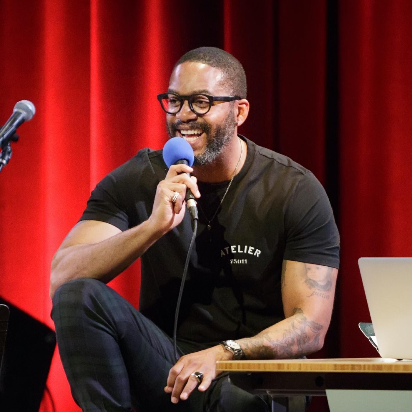 Thumbnail for " Lori Gottlieb, Mitchell S. Jackson, Mohanad Elshieky, and Revel in Dimes". Thumbnail for " Lori Gottlieb, Mitchell S. Jackson, Mohanad Elshieky, and Revel in Dimes".