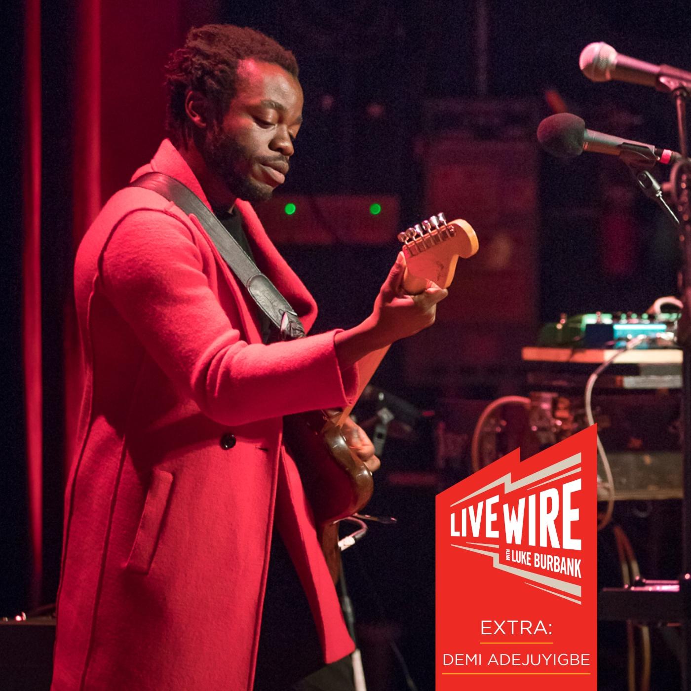 Thumbnail for "EXTRA: Demi Adejuyigbe Sings "Rock n' Roll Santa Claus"". Thumbnail for "EXTRA: Demi Adejuyigbe Sings "Rock n' Roll Santa Claus"".