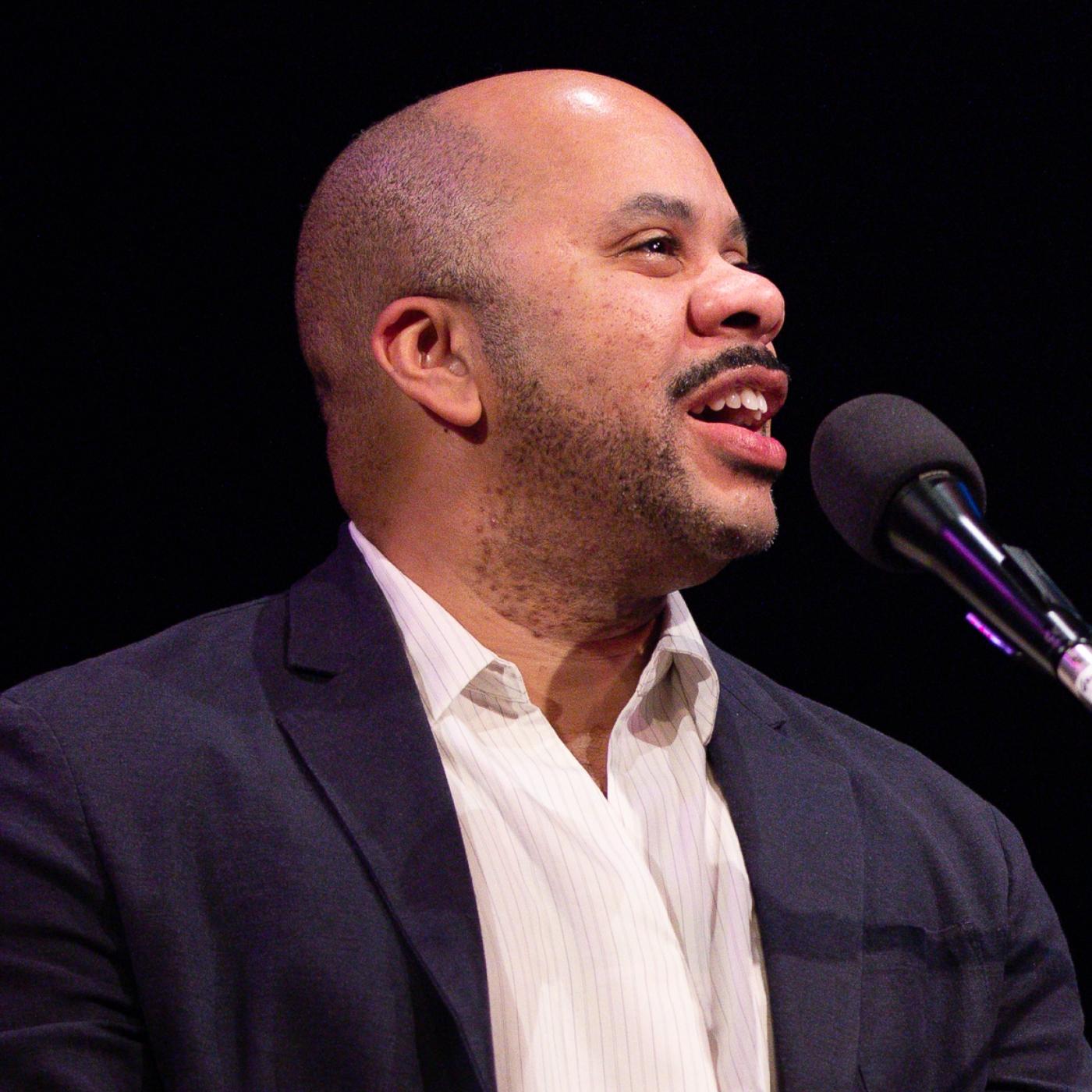 Thumbnail for "R. Eric Thomas, Reverend Billy & Savitri D, and The Brudi Brothers". Thumbnail for "R. Eric Thomas, Reverend Billy & Savitri D, and The Brudi Brothers".