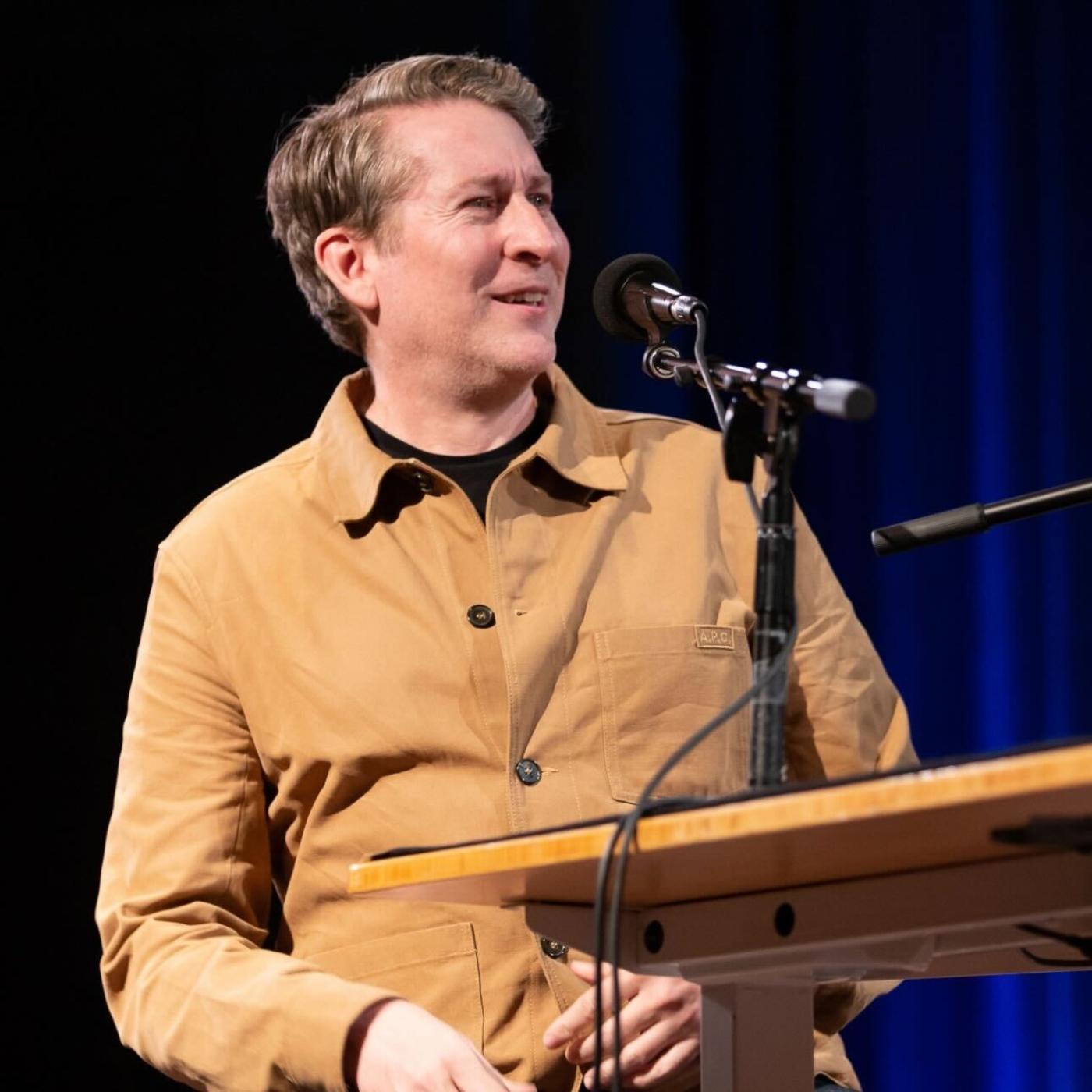 Thumbnail for "Scott Aukerman, Sarafina El-Badry Nance, and Family Worship Center". Thumbnail for "Scott Aukerman, Sarafina El-Badry Nance, and Family Worship Center".