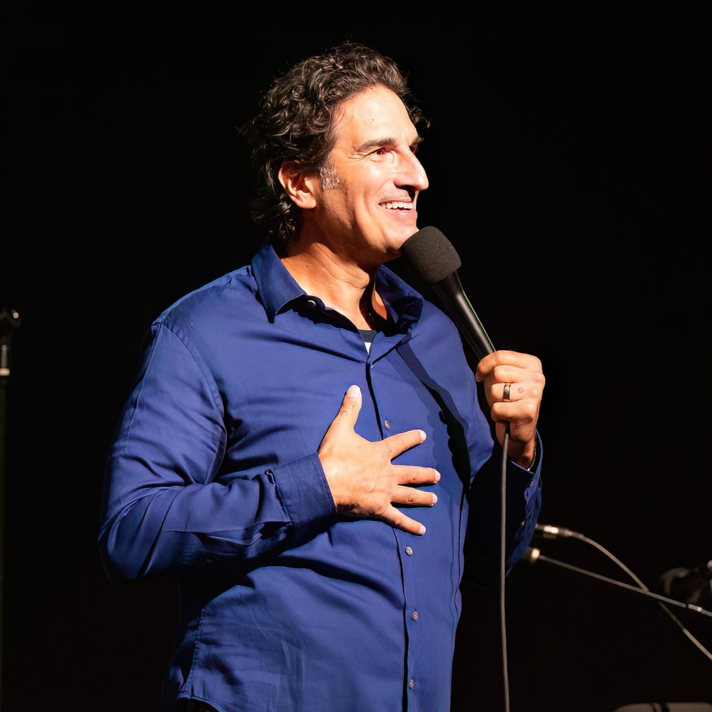 Thumbnail for "Gary Gulman, Anis Mojgani, and Olive Klug". Thumbnail for "Gary Gulman, Anis Mojgani, and Olive Klug".