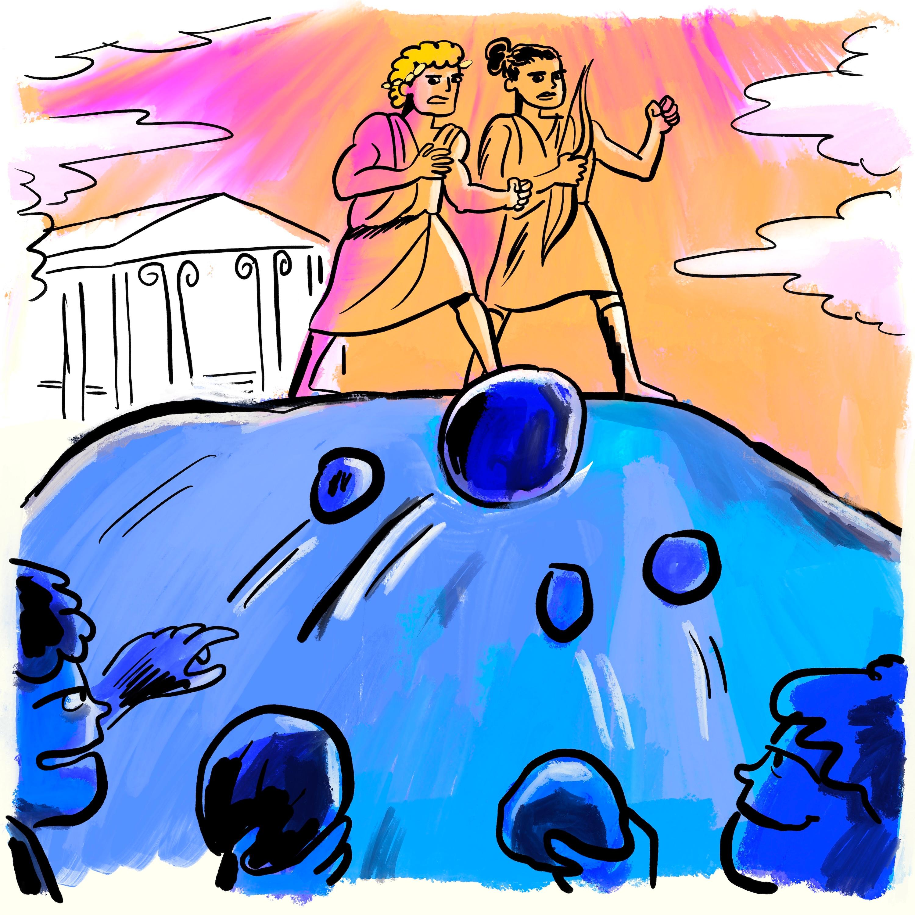Thumbnail for "Apollo & Artemis 7: “Back to back! Bows up! We’ll fight together, even if it is our last.”". Thumbnail for "Apollo & Artemis 7: “Back to back! Bows up! We’ll fight together, even if it is our last.”".