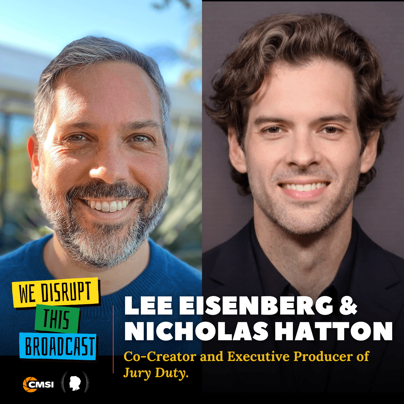 Thumbnail for "Jury Duty: Lee Eisenberg and Nicholas Hatton on Reality TV, Gentle Humanity, and Everyday Heroes". Thumbnail for "Jury Duty: Lee Eisenberg and Nicholas Hatton on Reality TV, Gentle Humanity, and Everyday Heroes".