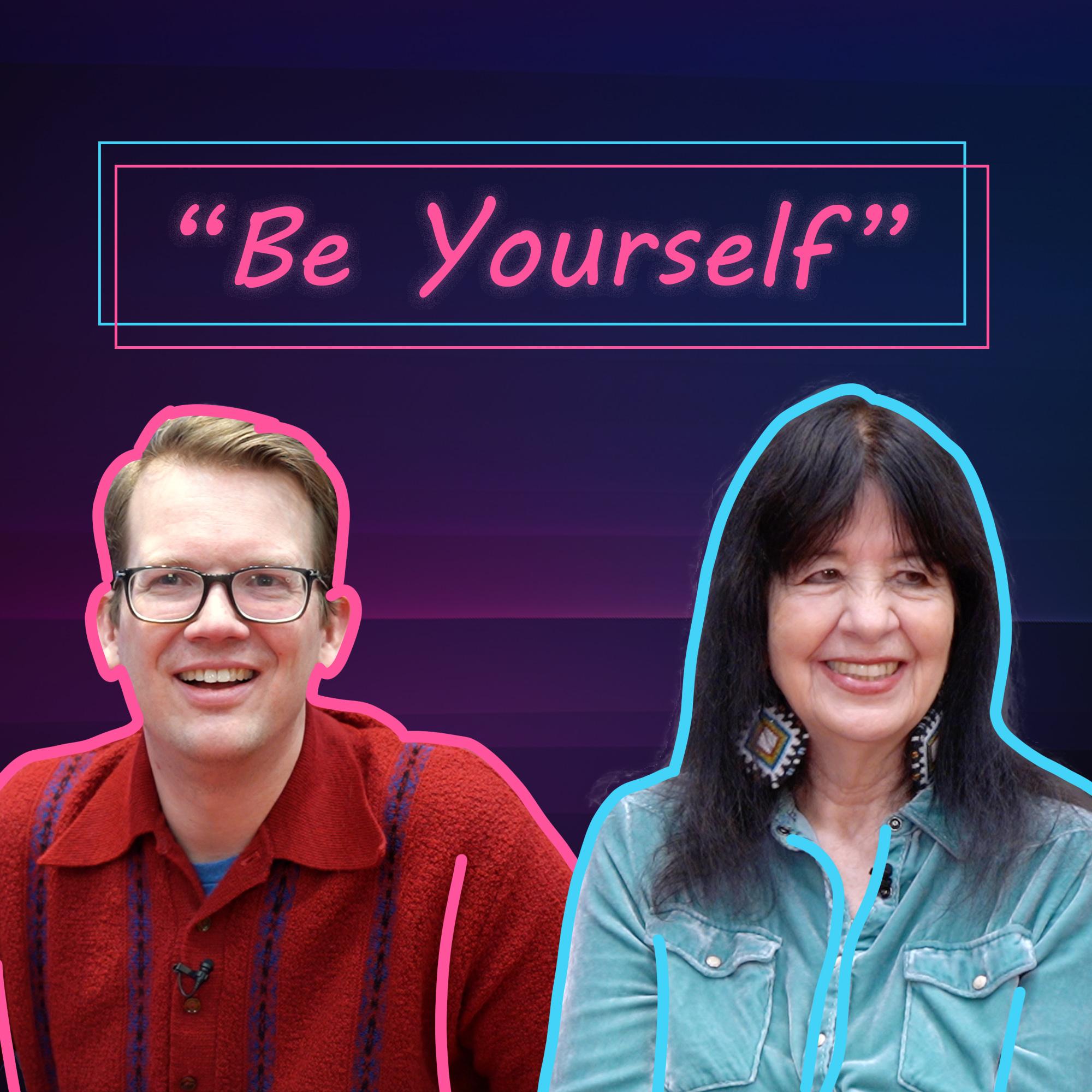 Thumbnail for "Hank Green and U.S. Poet Laureate Joy Harjo remind you to “be yourself”". Thumbnail for "Hank Green and U.S. Poet Laureate Joy Harjo remind you to “be yourself”".