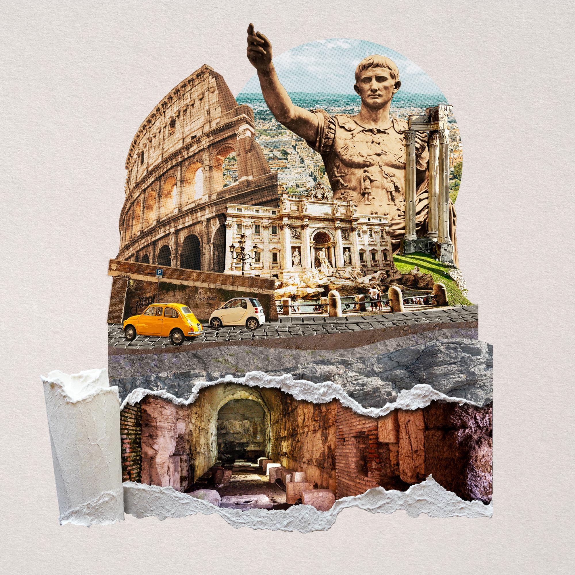 Thumbnail for "The Joys of Discovering the Roman Underground, From the Colosseum to What’s Beneath the Trevi Foundation". Thumbnail for "The Joys of Discovering the Roman Underground, From the Colosseum to What’s Beneath the Trevi Foundation".
