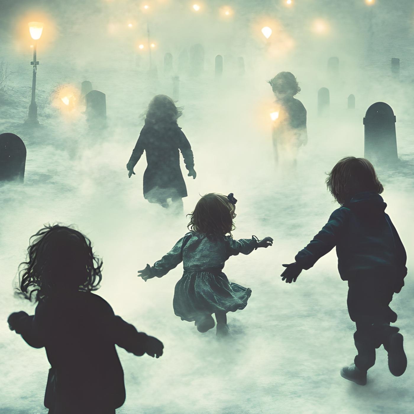 Thumbnail for "Ghost in the Graveyard". Thumbnail for "Ghost in the Graveyard".