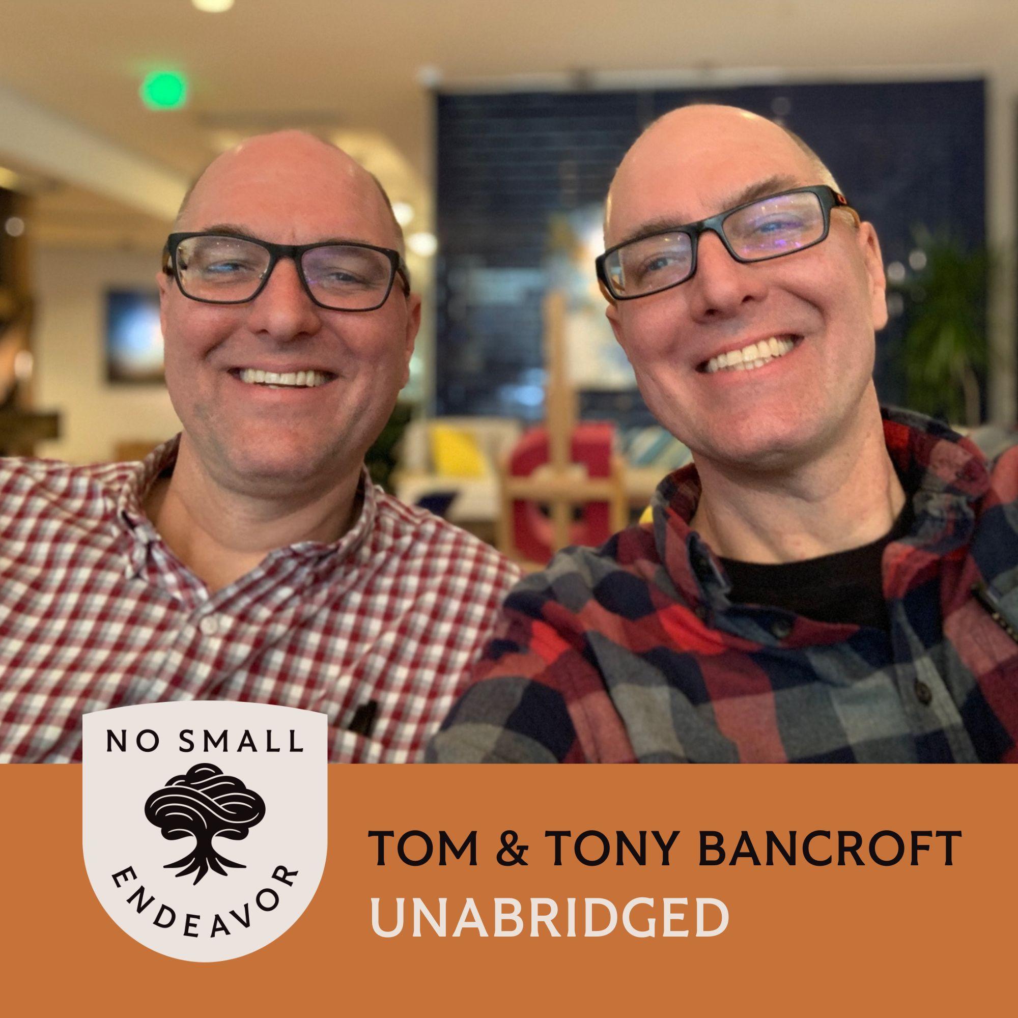 Thumbnail for "132: Unabridged Interview: Tom and Tony Bancroft". Thumbnail for "132: Unabridged Interview: Tom and Tony Bancroft".