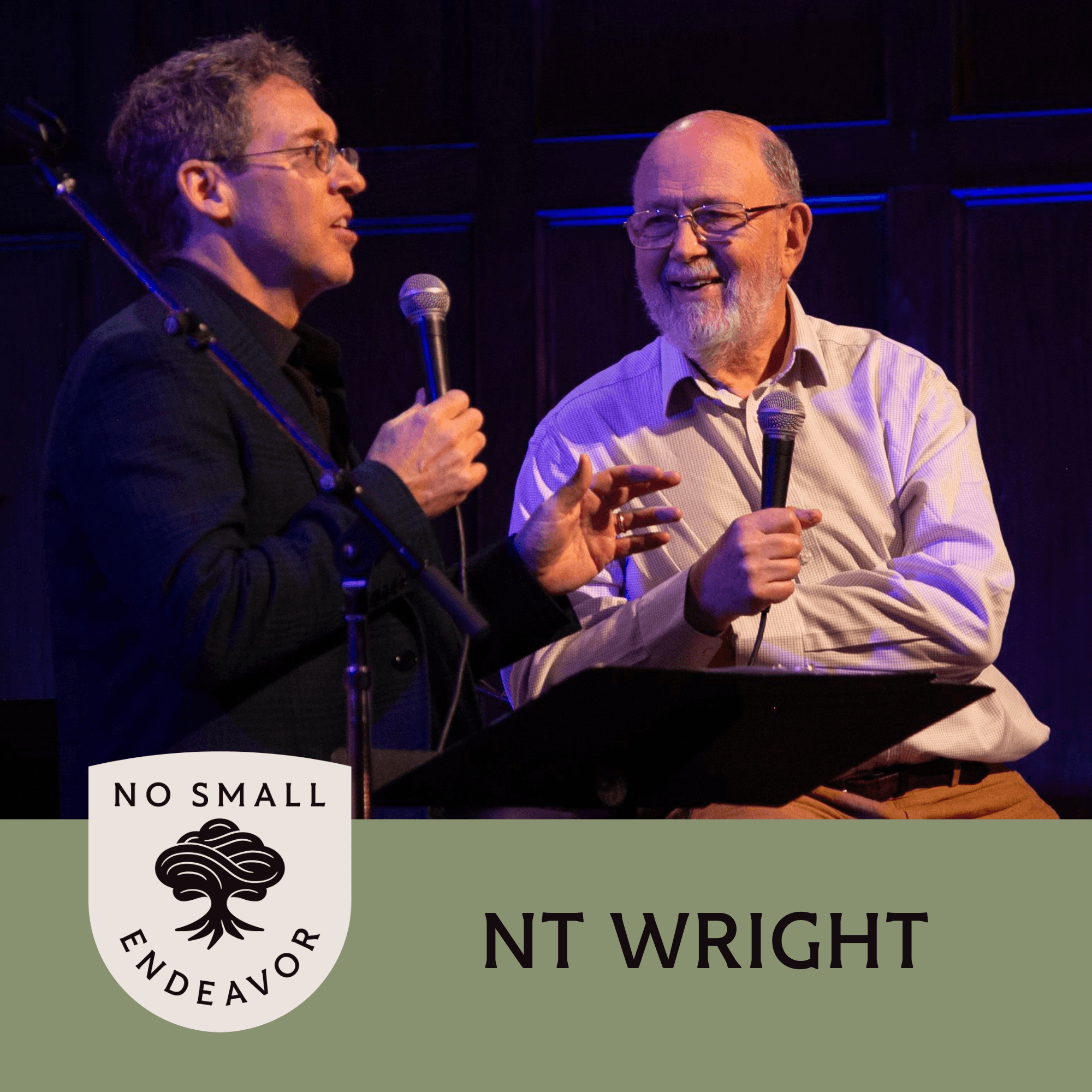 Thumbnail for "132: N.T. Wright and the Bancroft Brothers: Theology and Poetry". Thumbnail for "132: N.T. Wright and the Bancroft Brothers: Theology and Poetry".