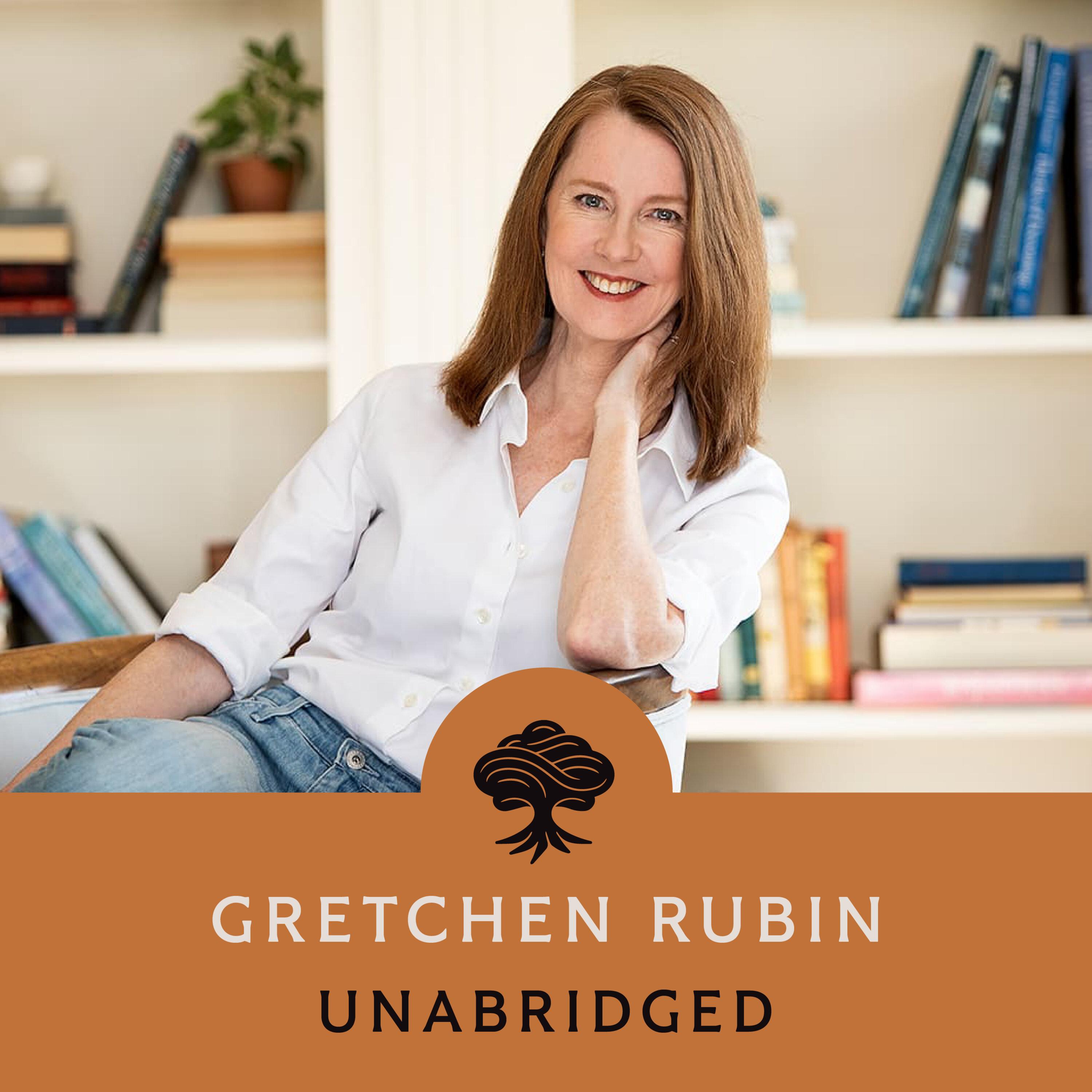 Thumbnail for "110: Unabridged Interview: Gretchen Rubin". Thumbnail for "110: Unabridged Interview: Gretchen Rubin".