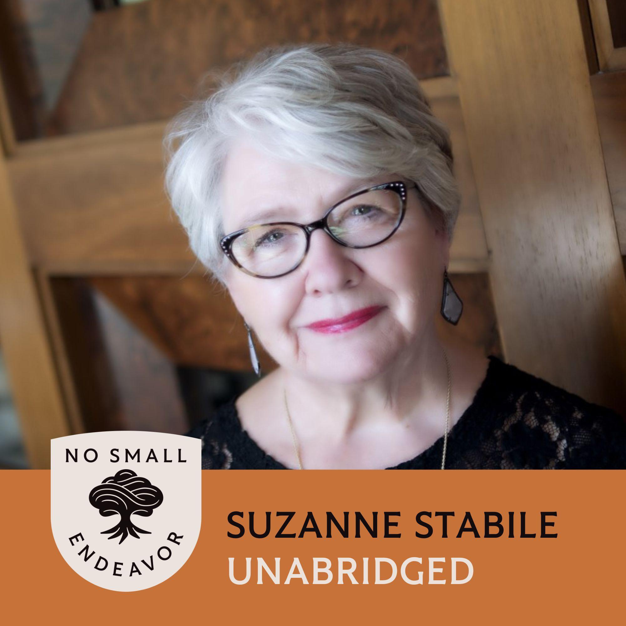 Thumbnail for "153: Unabridged Interview: Suzanne Stabile". Thumbnail for "153: Unabridged Interview: Suzanne Stabile".