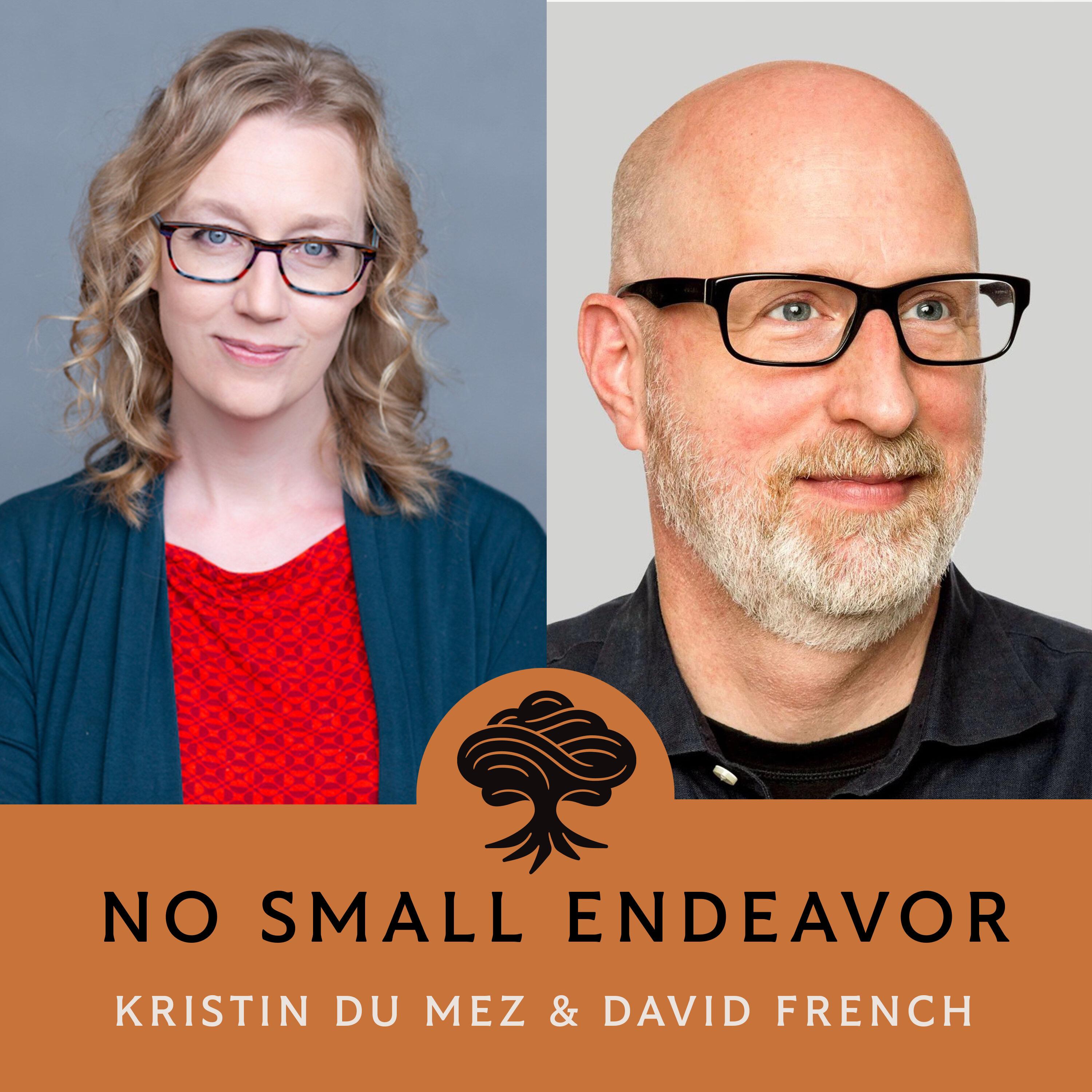Thumbnail for "86: Kristin Du Mez sits with David French". Thumbnail for "86: Kristin Du Mez sits with David French".