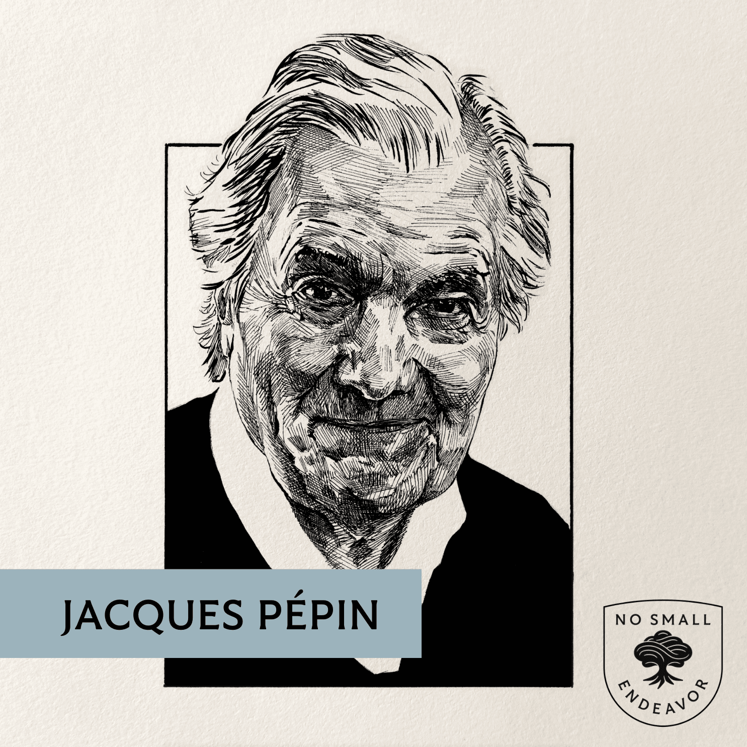 Thumbnail for "200: Jacques Pépin: Food and The Good Life". Thumbnail for "200: Jacques Pépin: Food and The Good Life".