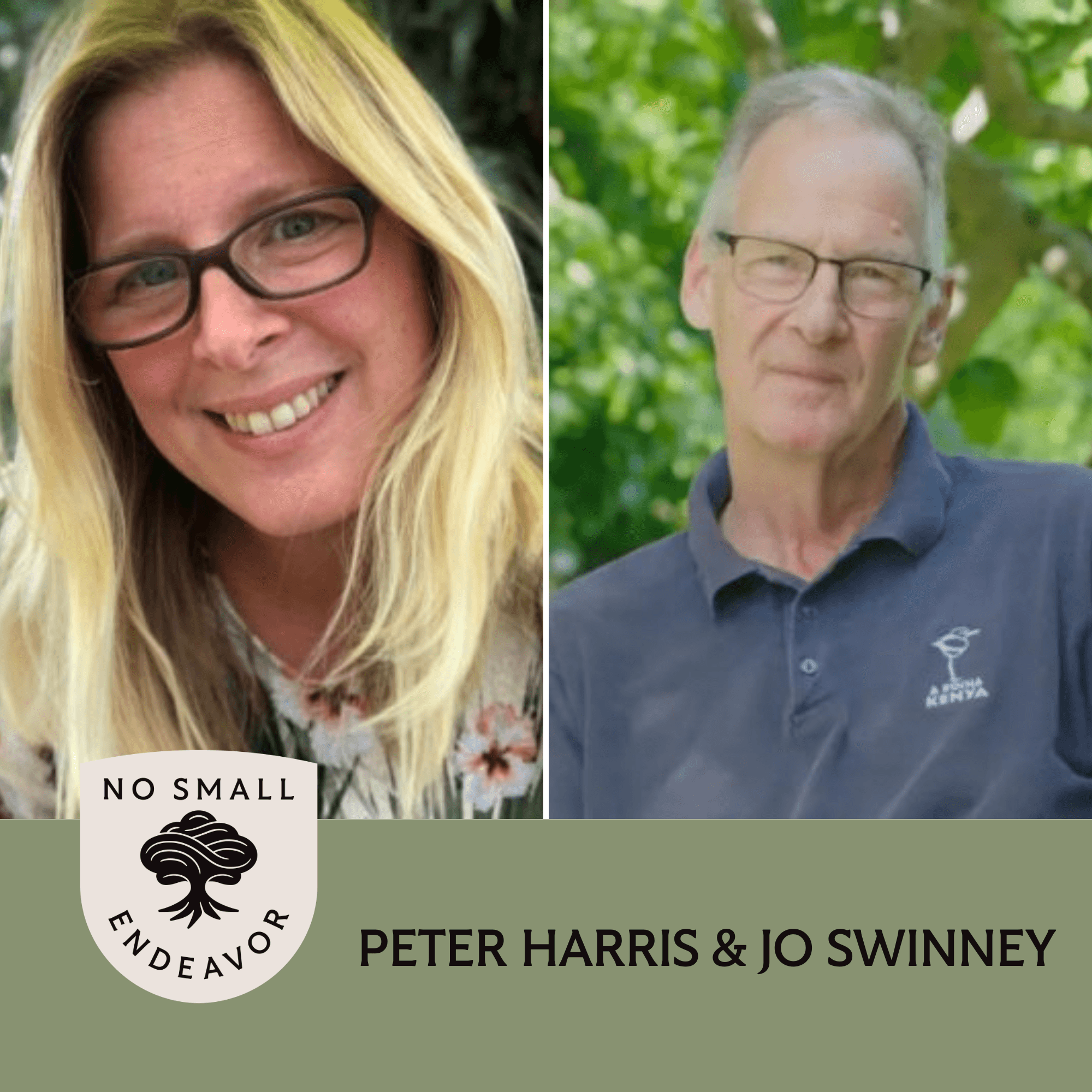Thumbnail for "133: Peter Harris and Jo Swinney: A Place at the Table". Thumbnail for "133: Peter Harris and Jo Swinney: A Place at the Table".