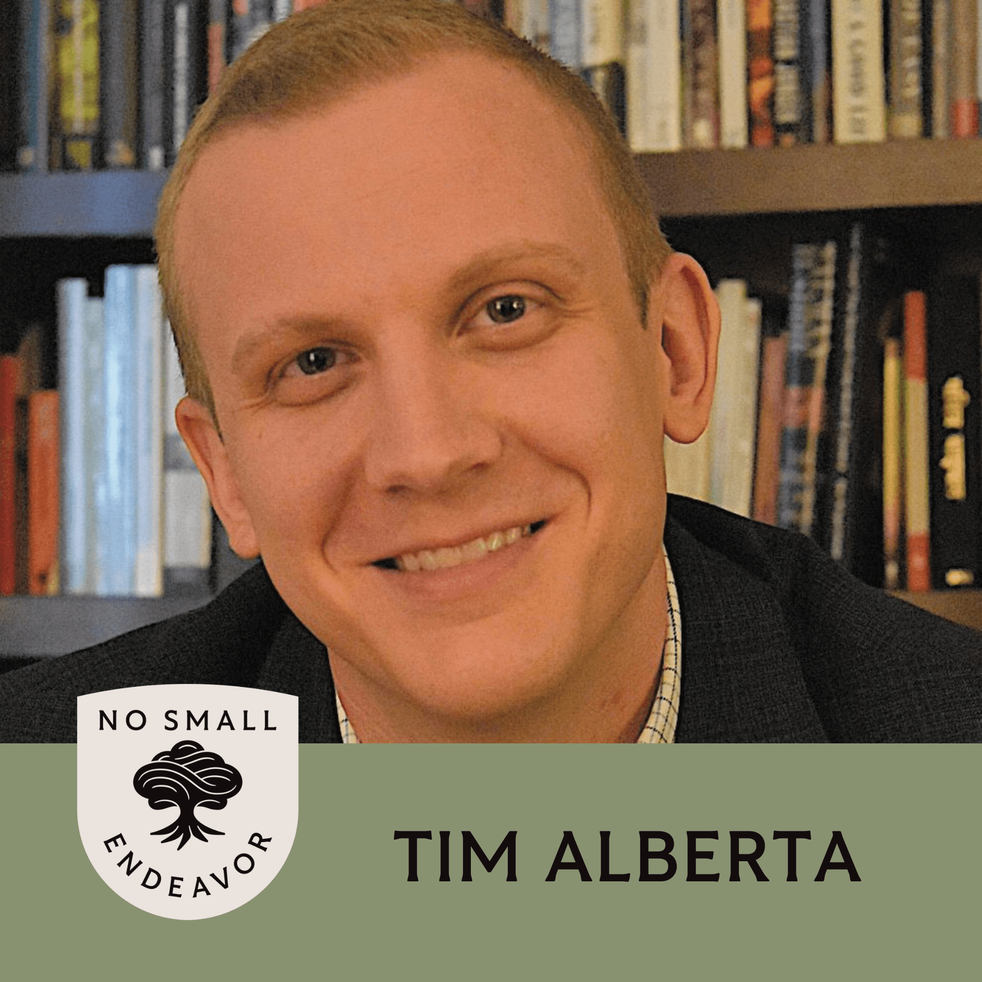 Thumbnail for "145: Tim Alberta: The Kingdom, the Power, and the Glory". Thumbnail for "145: Tim Alberta: The Kingdom, the Power, and the Glory".