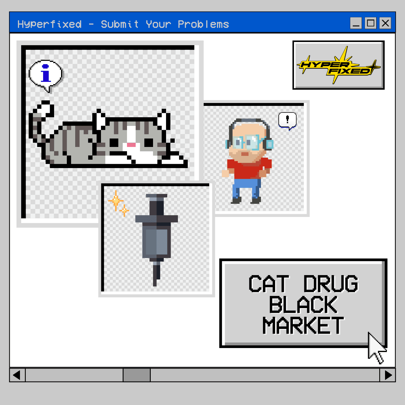 Thumbnail for "The Cat Drug Black Market". Thumbnail for "The Cat Drug Black Market".
