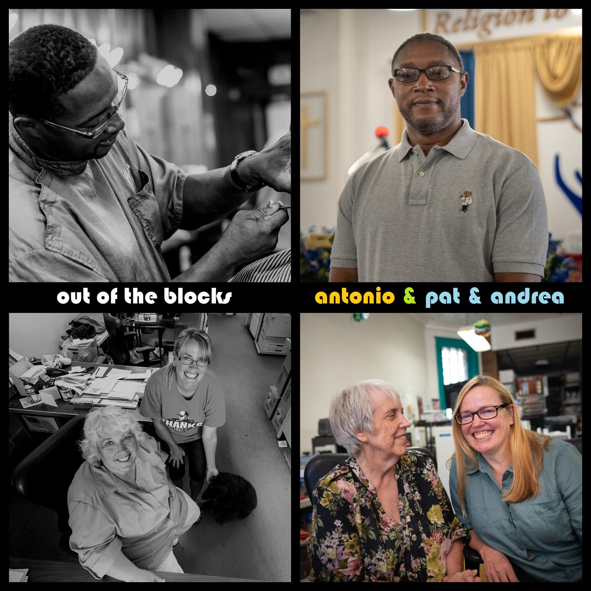 Thumbnail for "Antonio & Pat & Andrea, Then & Now". Thumbnail for "Antonio & Pat & Andrea, Then & Now".