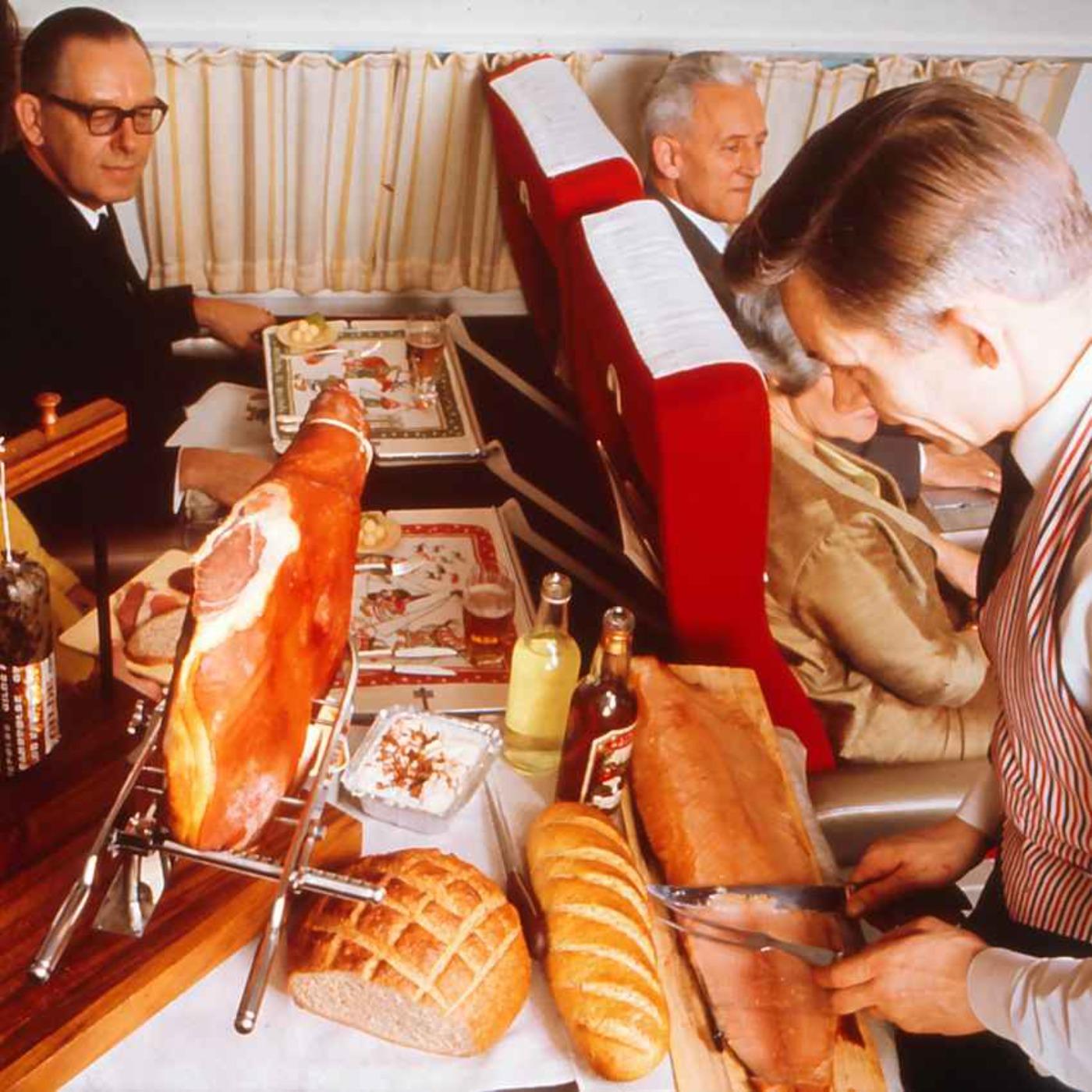 Thumbnail for "The Glory Days of In-Flight Dining: From Smorgasbord to Baked Alaska". Thumbnail for "The Glory Days of In-Flight Dining: From Smorgasbord to Baked Alaska".