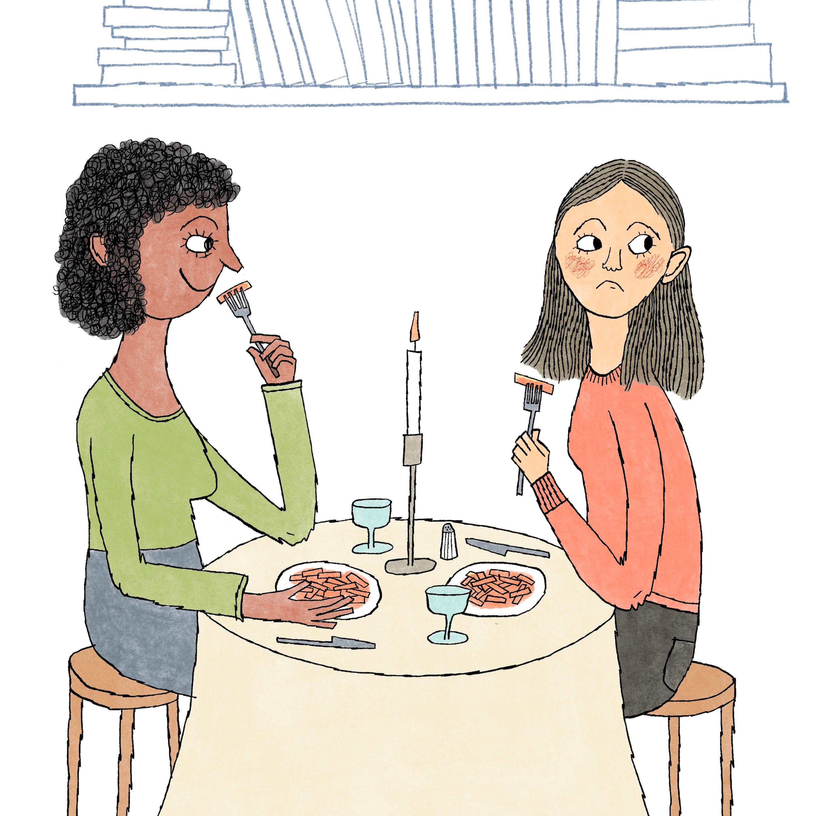 Thumbnail for "Food Fights: I Love You But I Hate Your Cooking". Thumbnail for "Food Fights: I Love You But I Hate Your Cooking".