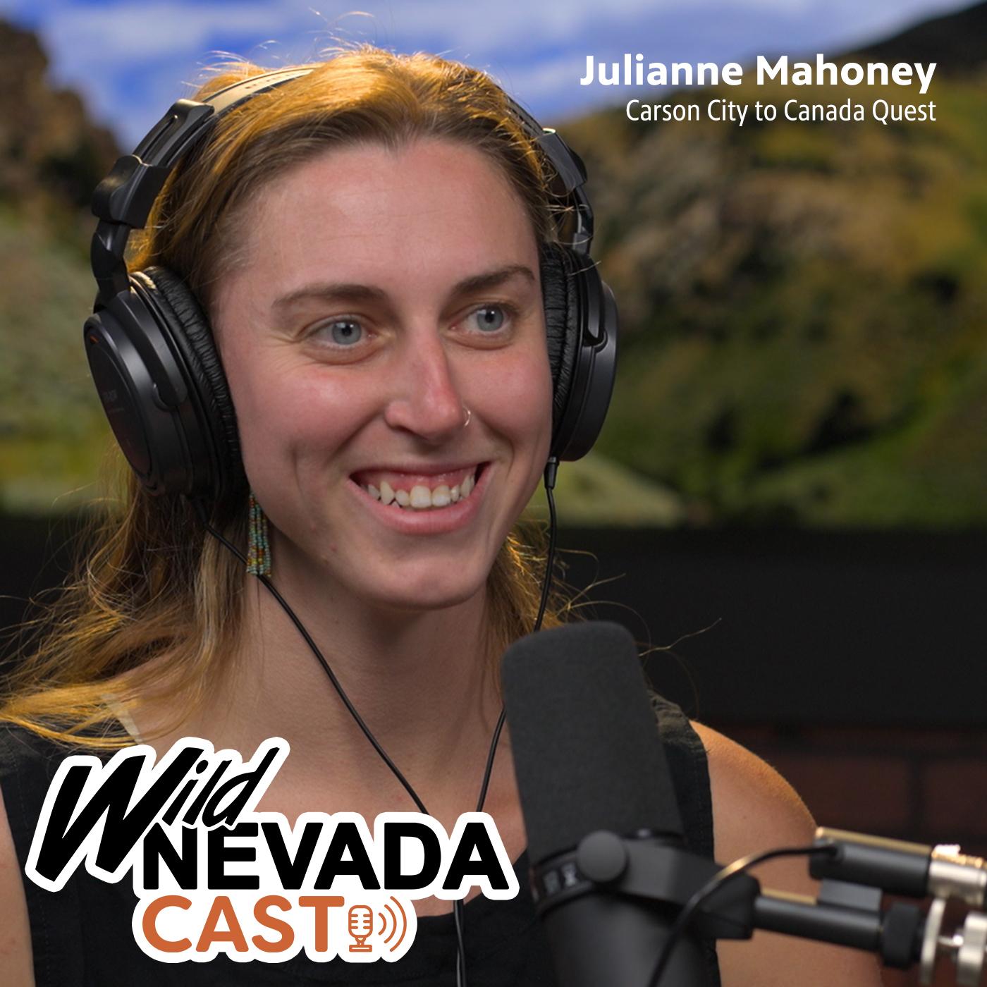 Thumbnail for "EP 025 - Julianne Mahoney, Carson City to Canada Quest". Thumbnail for "EP 025 - Julianne Mahoney, Carson City to Canada Quest".